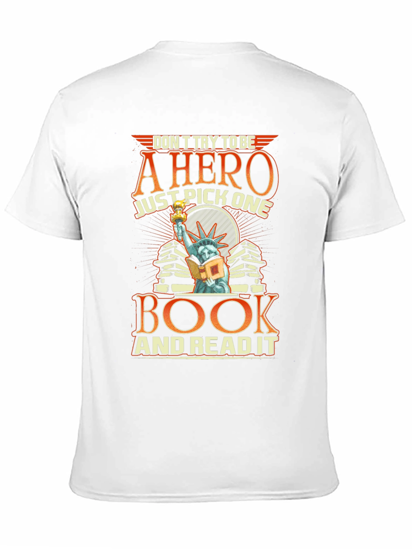 Book Hero Graphic T-Shirt - Read A Book Tee