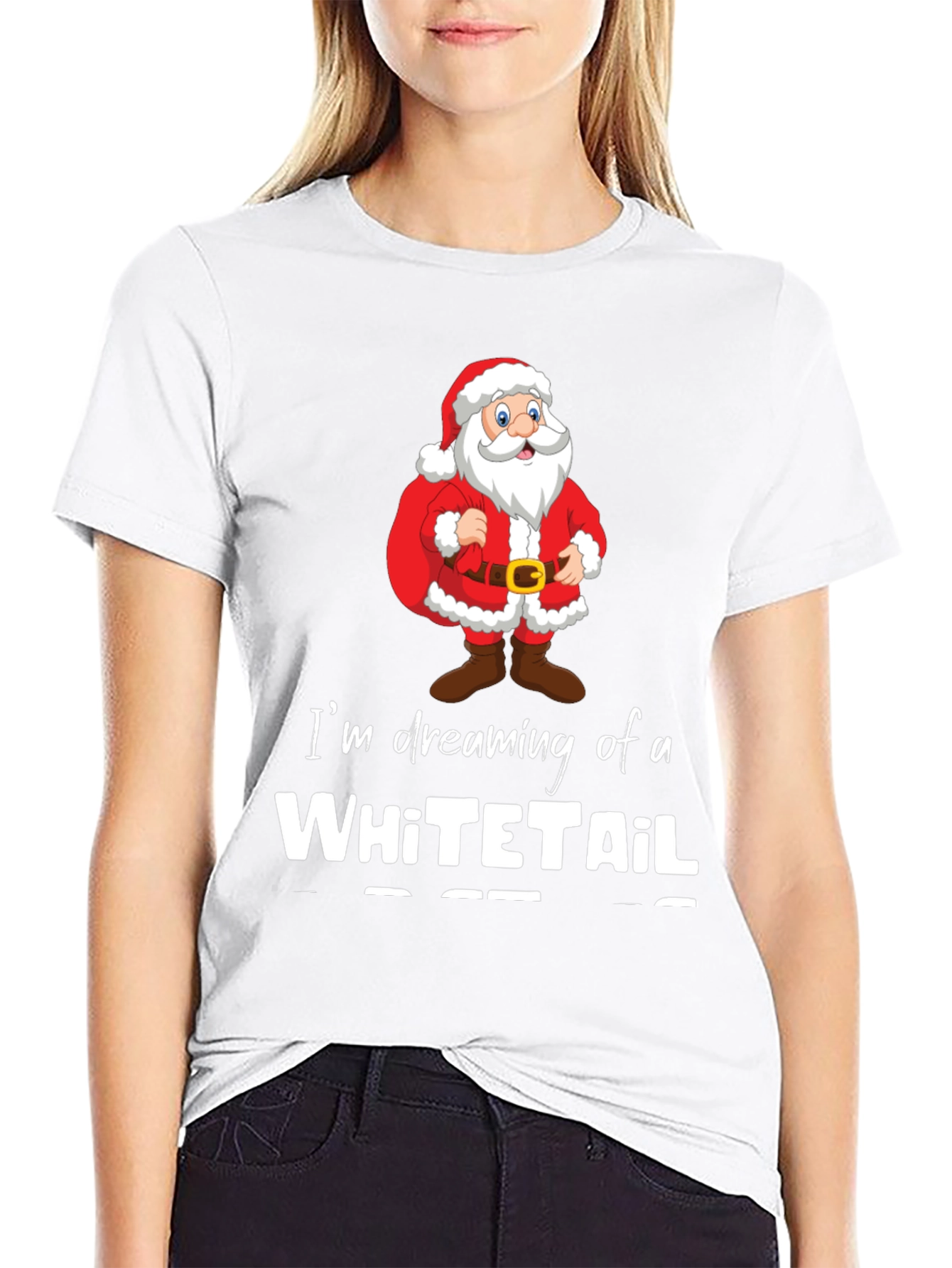Dreaming of a Whitetail Christmas T-Shirt
