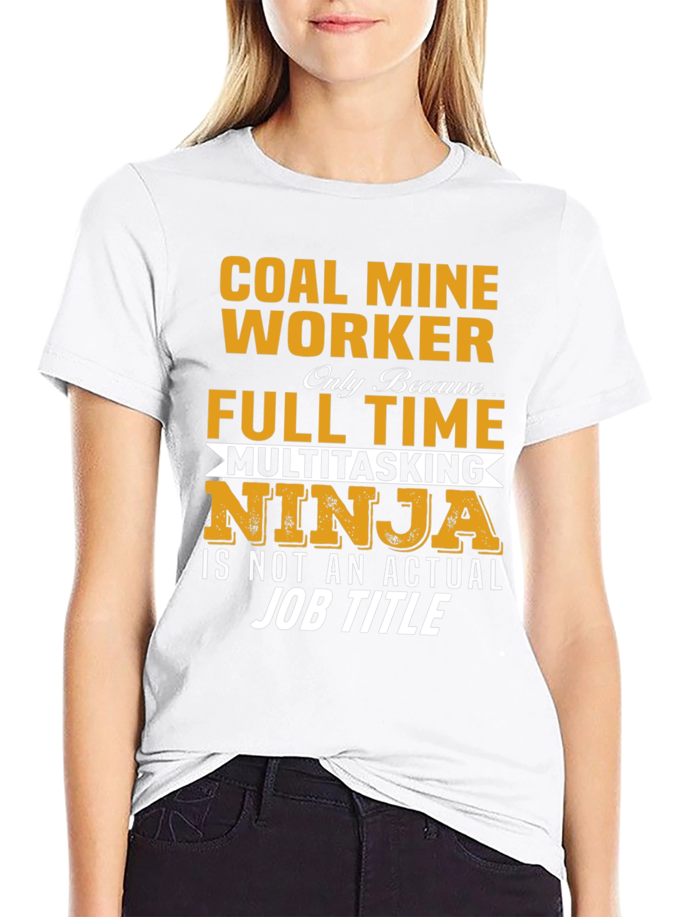 Coal Mine Worker Full Time Ninja T-Shirt