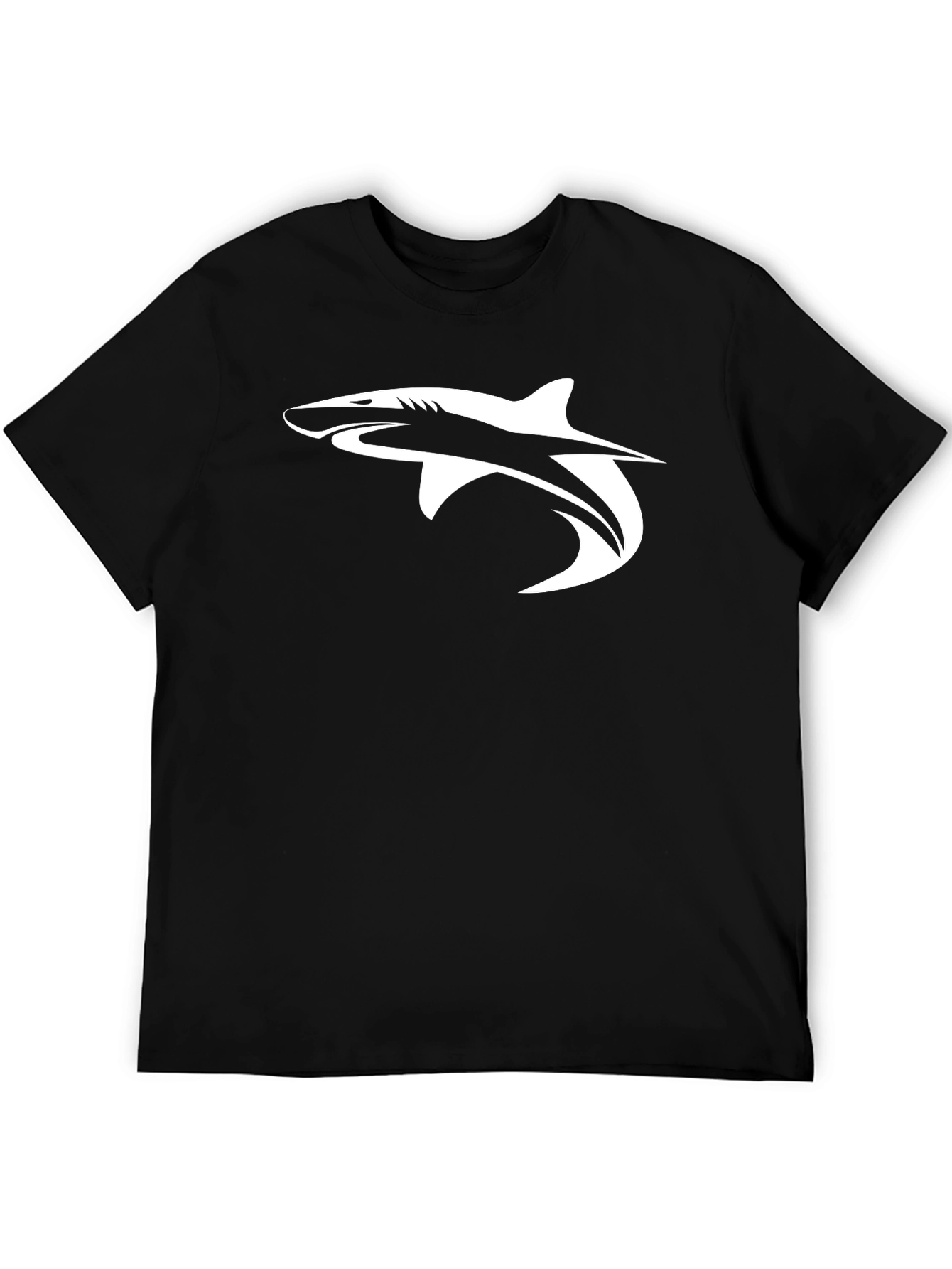 Shark Graphic Tee - Mens Black T-Shirt