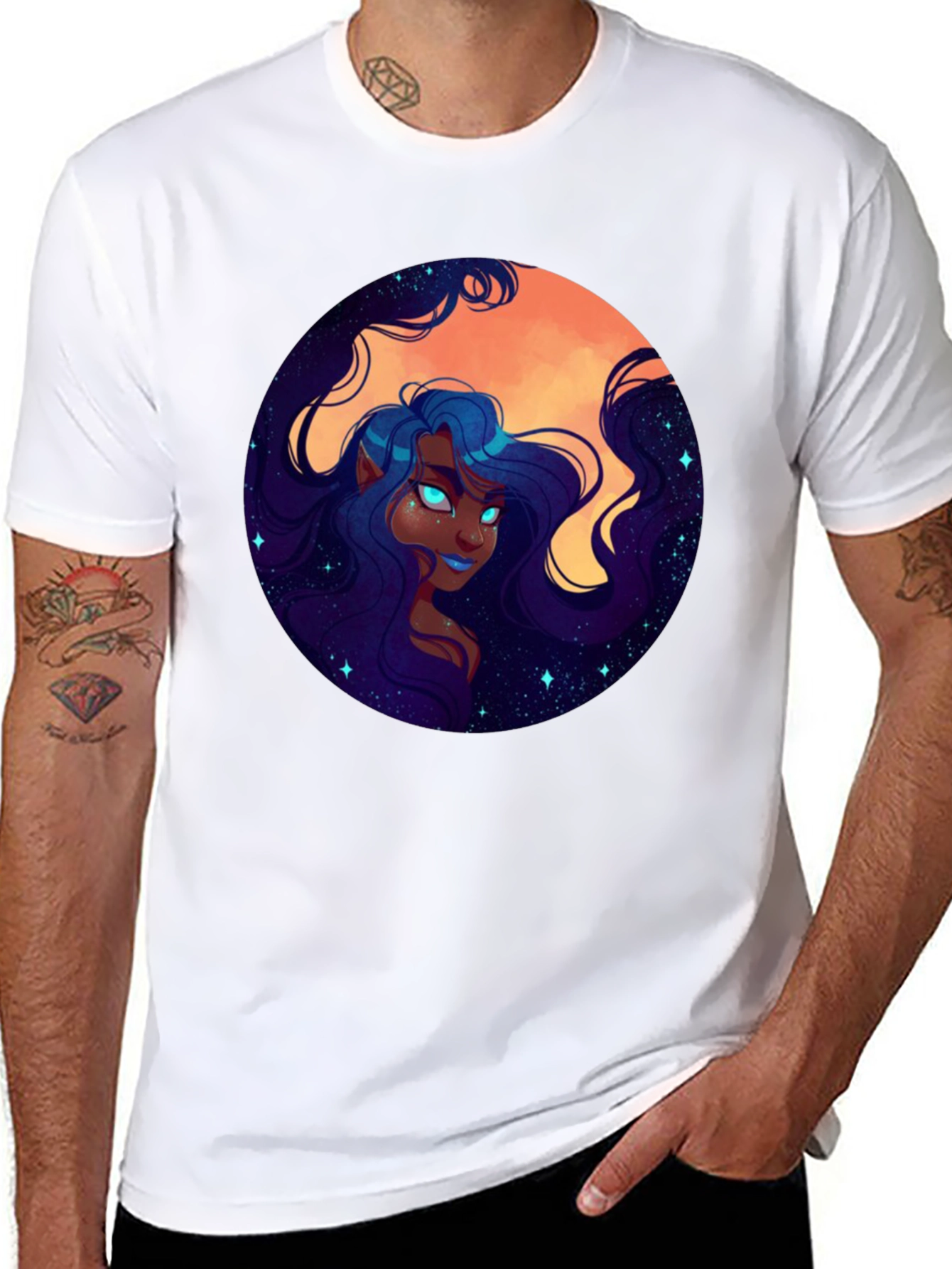 Celestial Elf Graphic T-Shirt