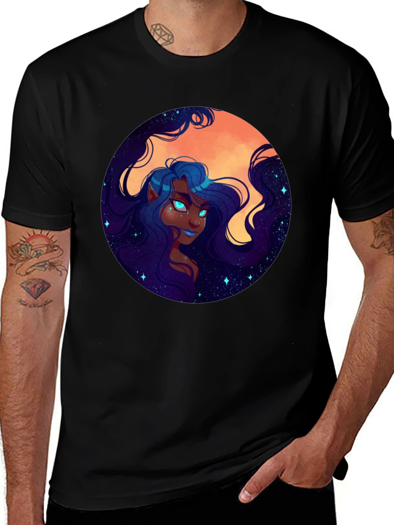 Celestial Elf Graphic T-Shirt