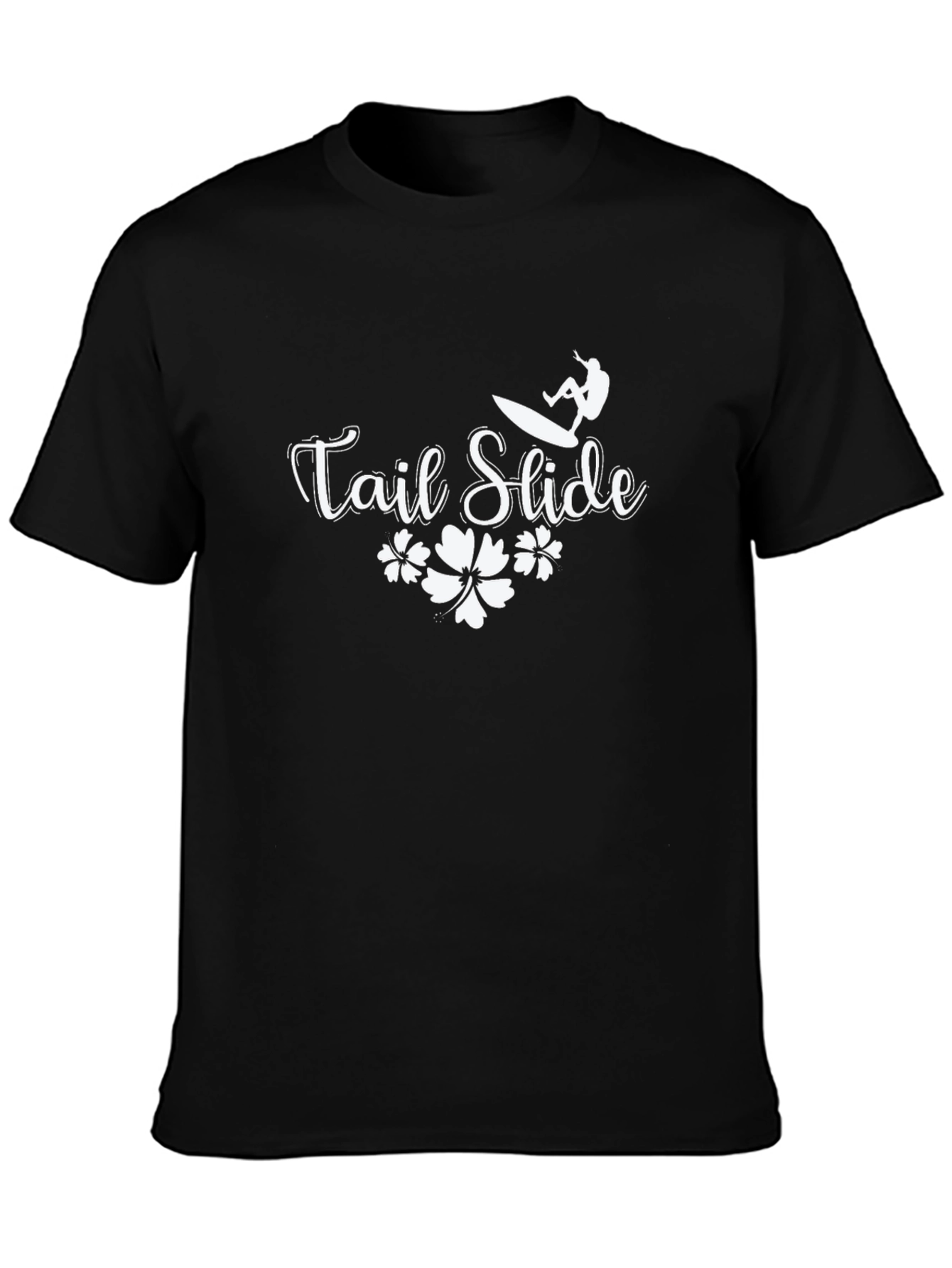 Tail Slide Black Graphic T-Shirt