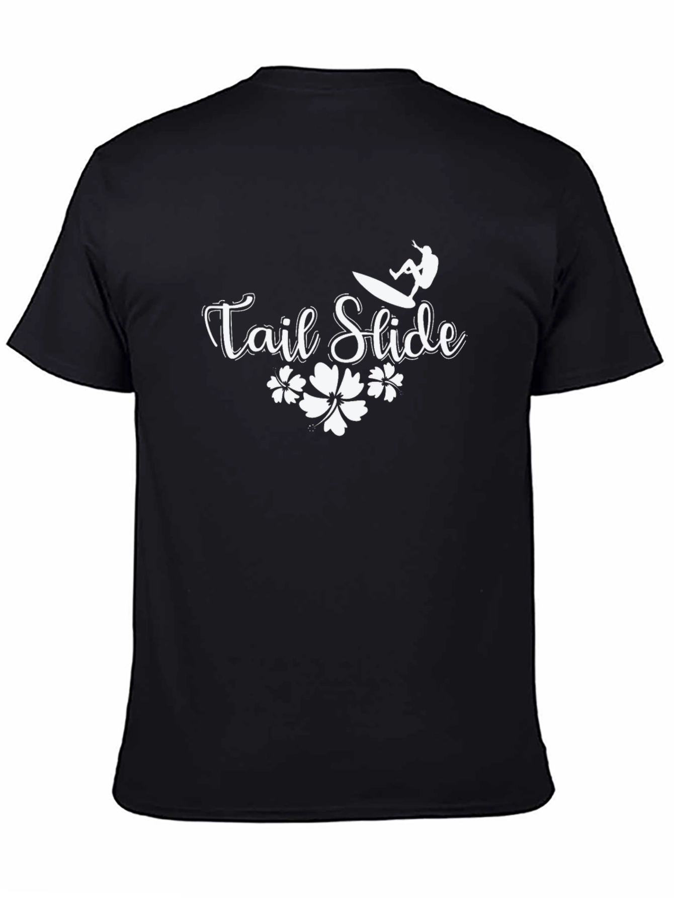 Tail Slide Black Graphic T-Shirt