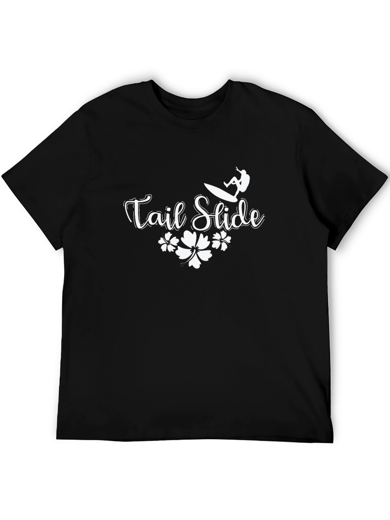 Tail Slide Black Graphic T-Shirt