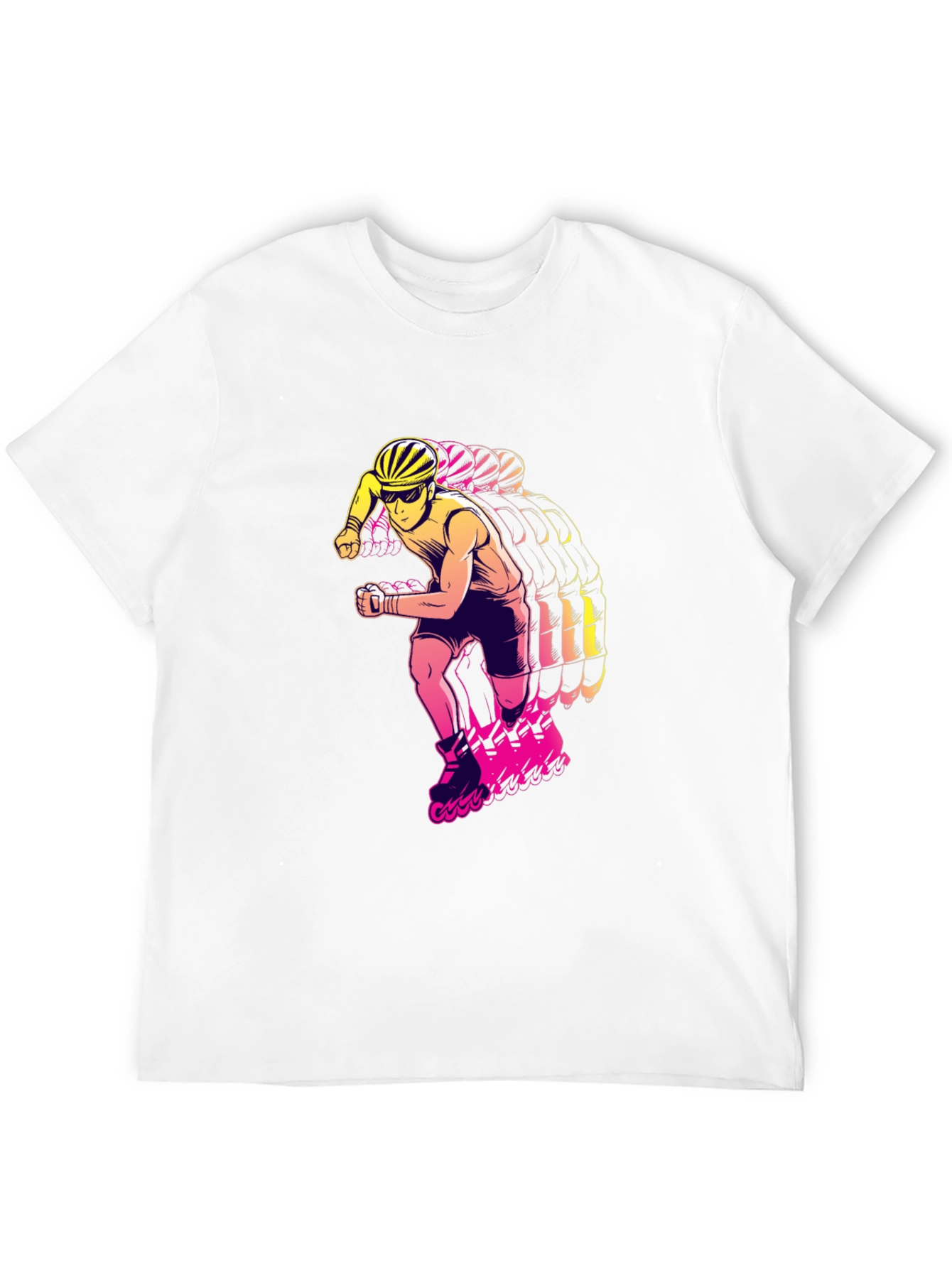 Roller Skate Graphic Tee - Retro Style