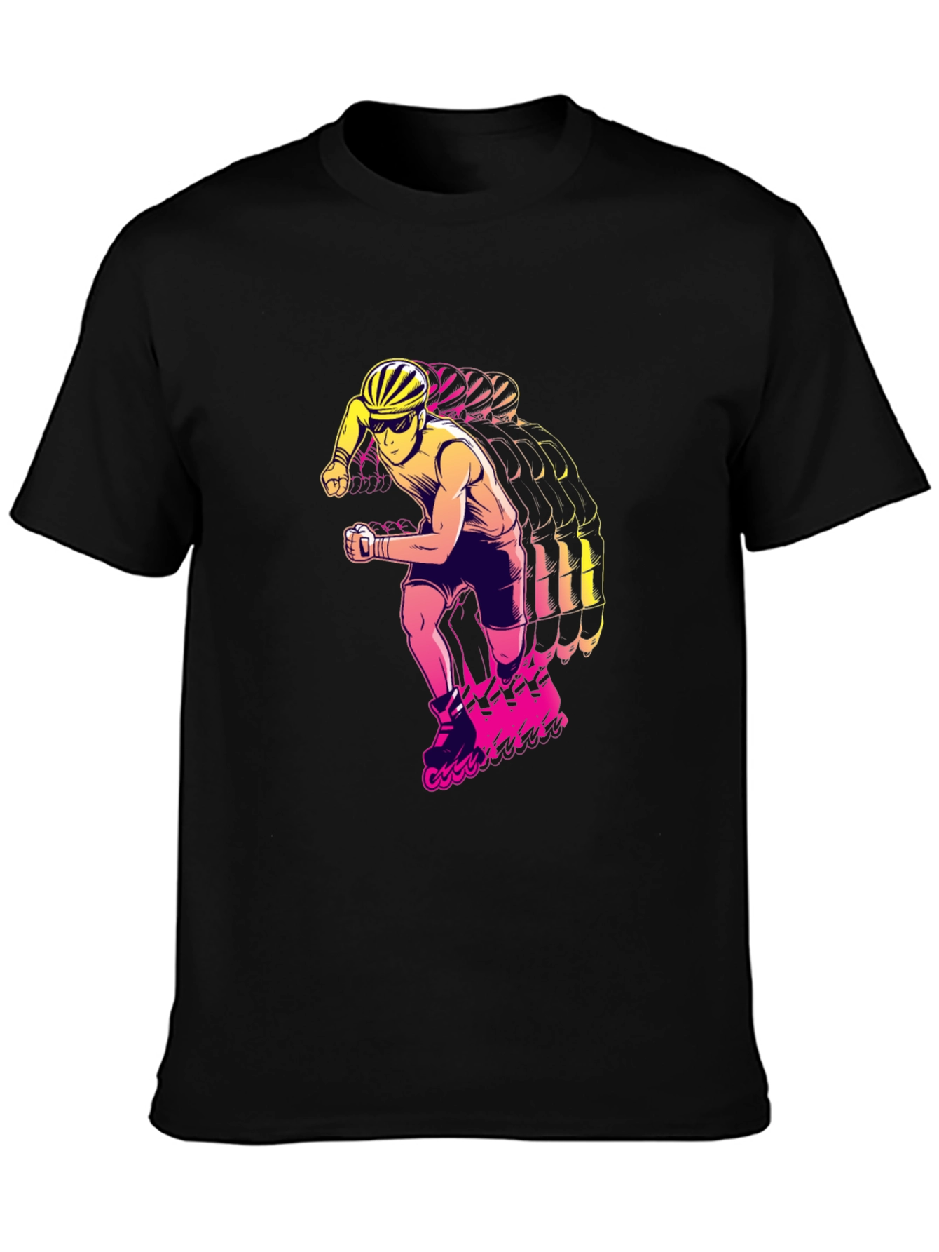 Roller Skate Graphic Tee - Retro Style