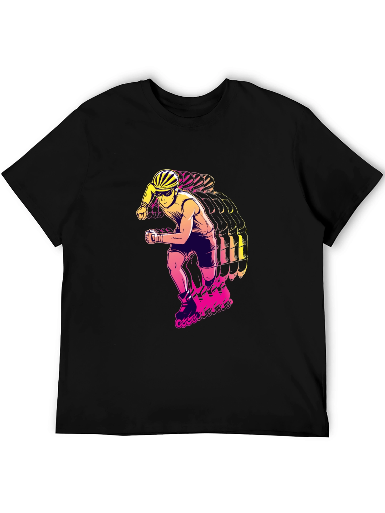Roller Skate Graphic Tee - Retro Style