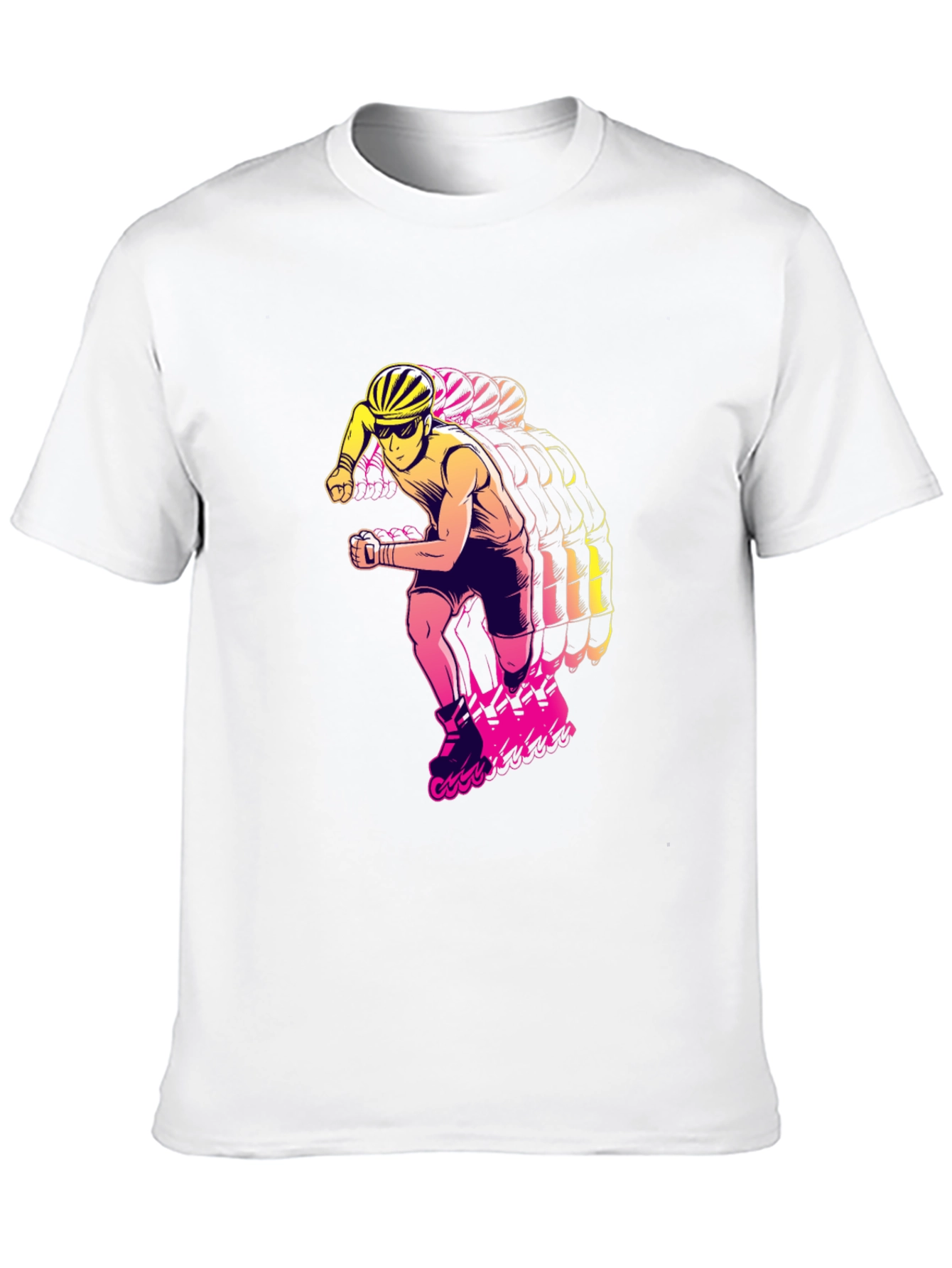 Roller Skate Graphic Tee - Retro Style