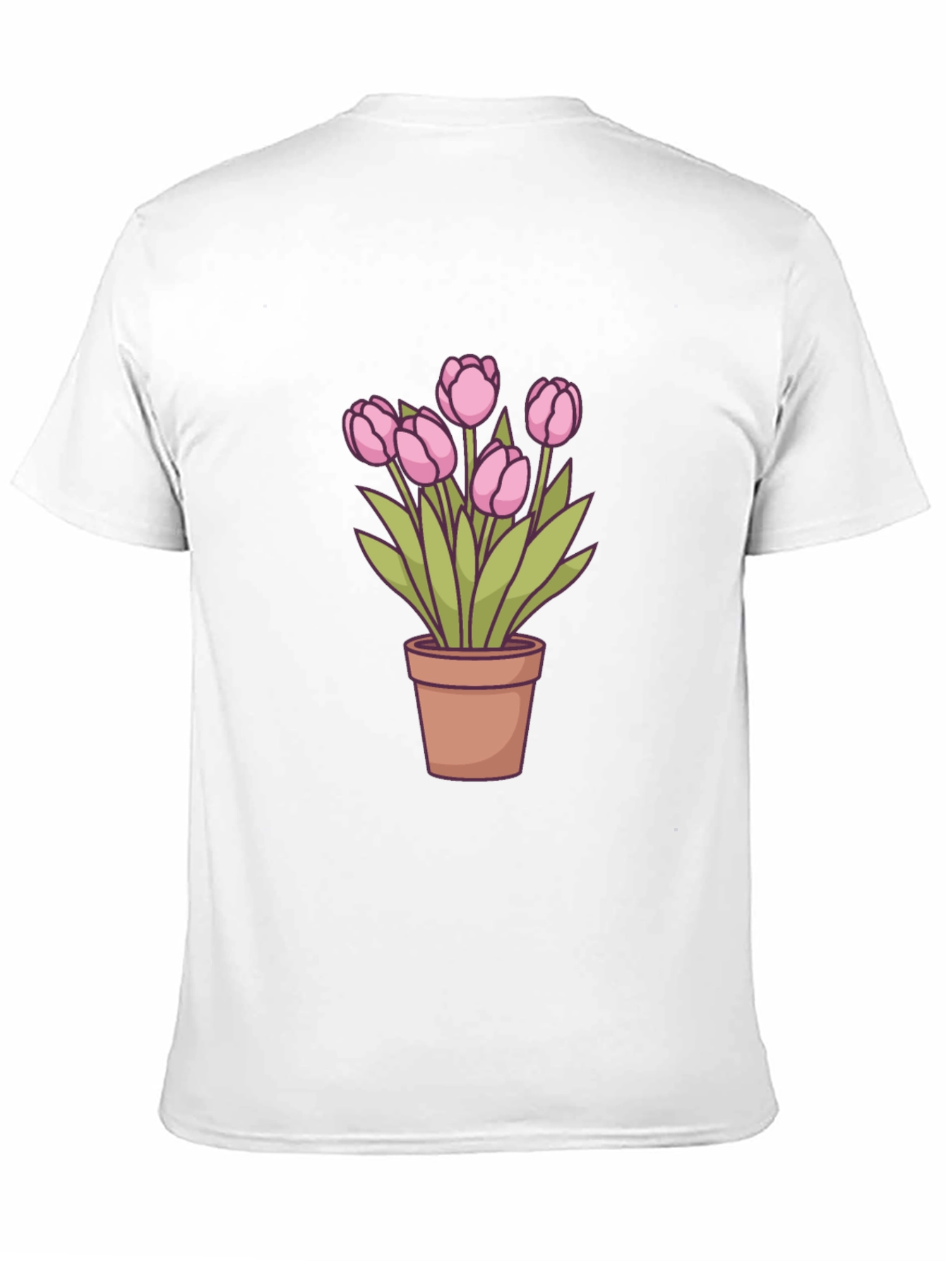 Tulip Potted Plant Graphic Tee