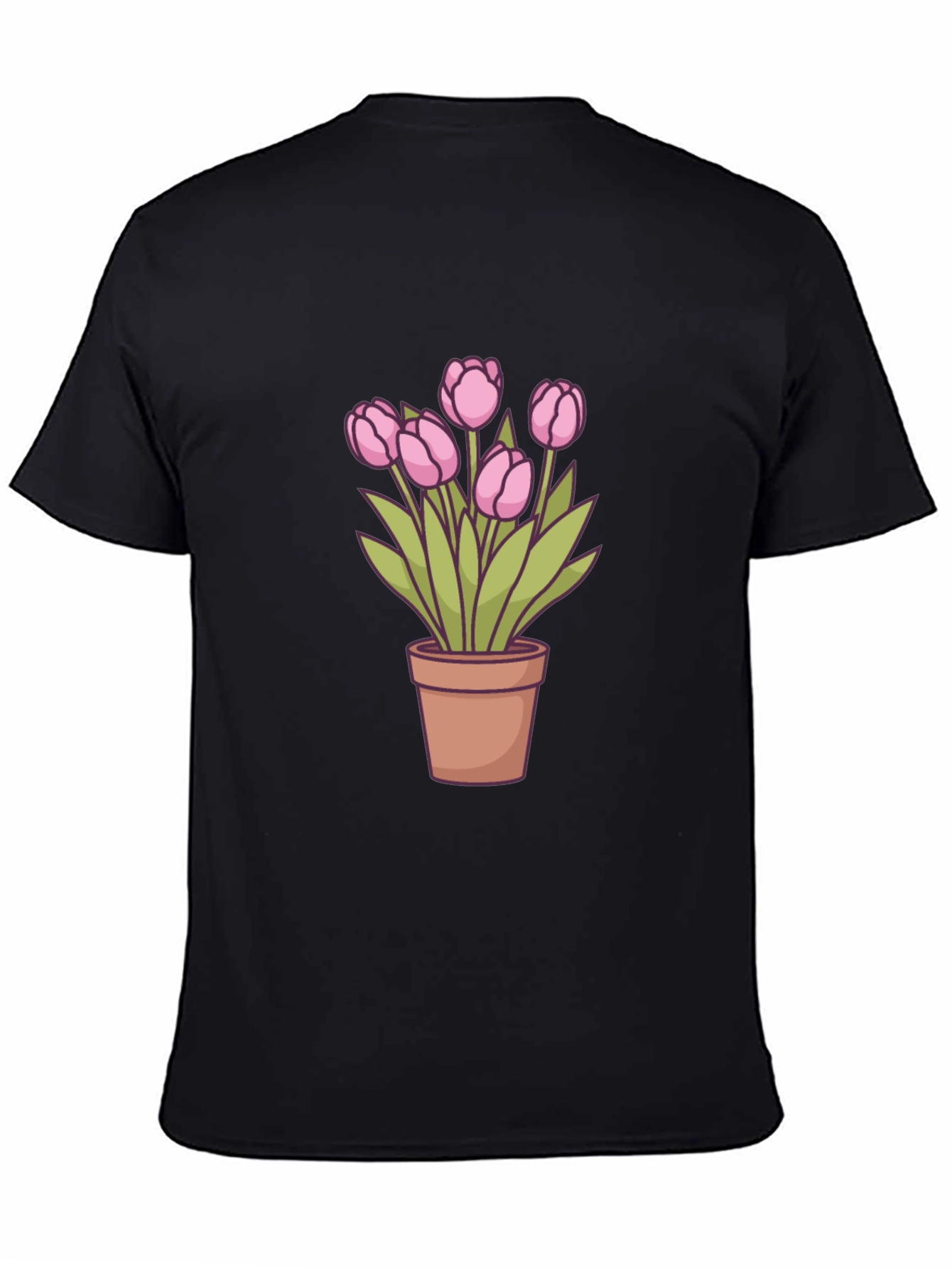 Tulip Potted Plant Graphic Tee