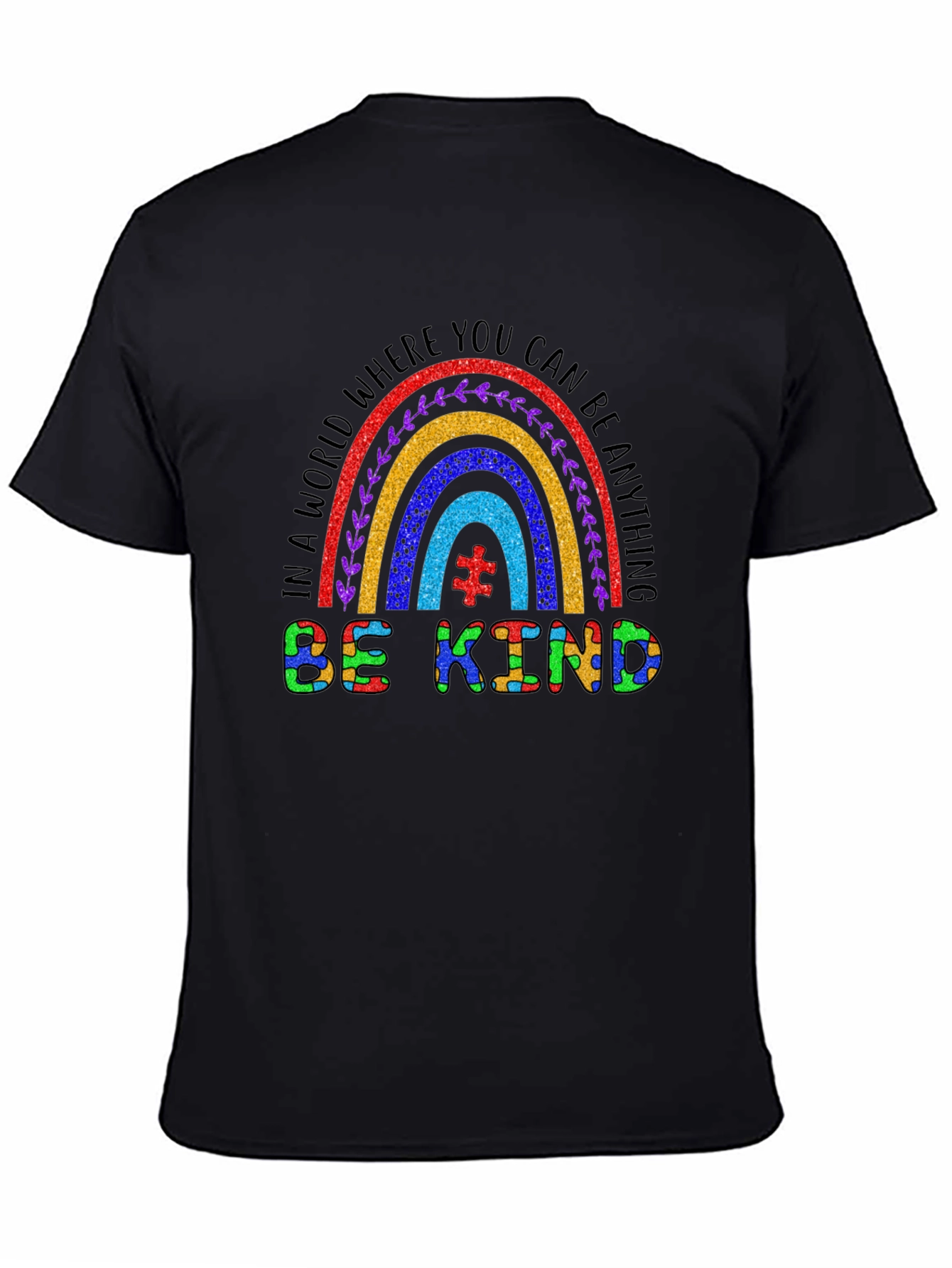 Be Kind Autism Rainbow T-Shirt