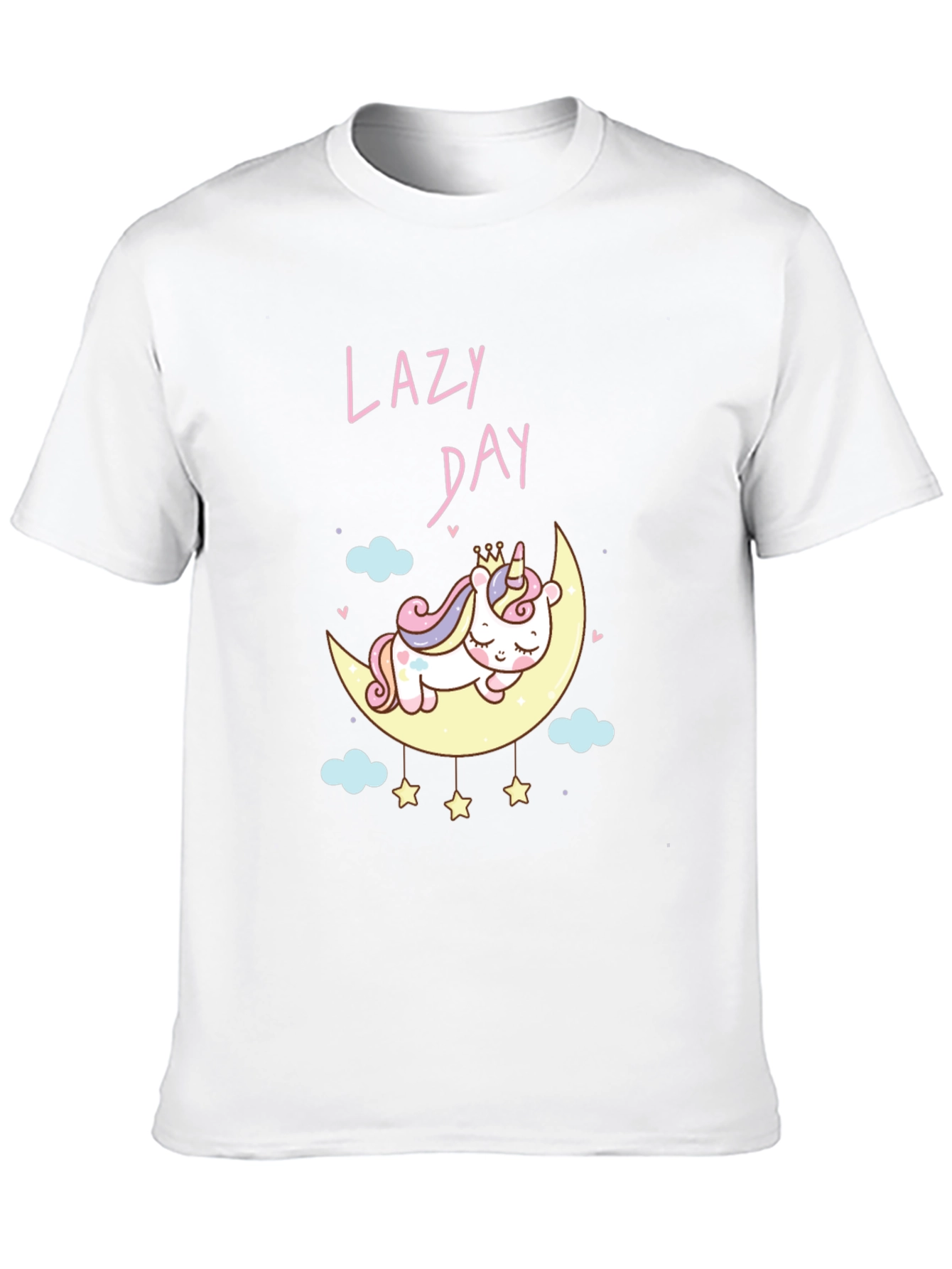 Lazy Day Unicorn Graphic T-Shirt