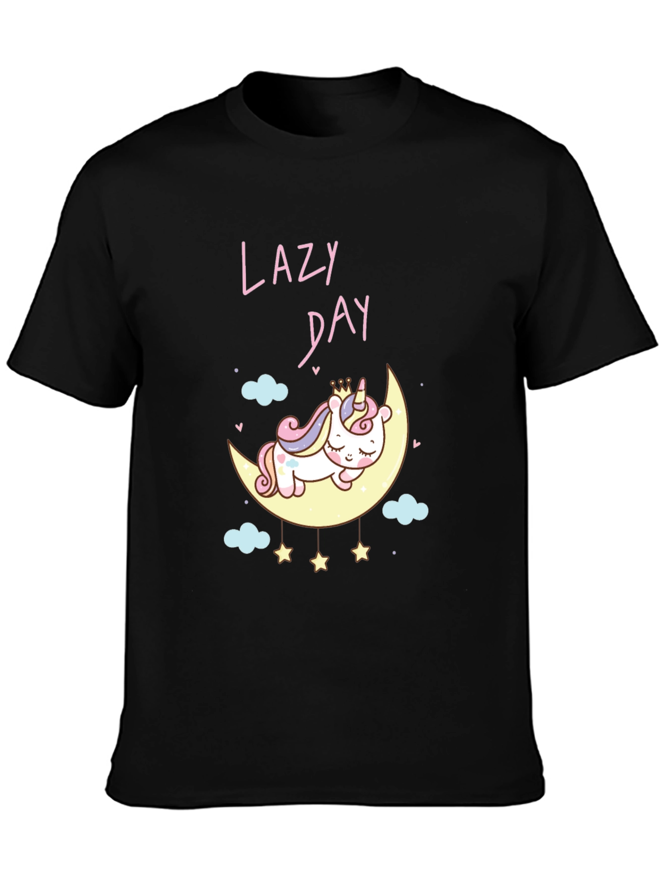 Lazy Day Unicorn Graphic T-Shirt