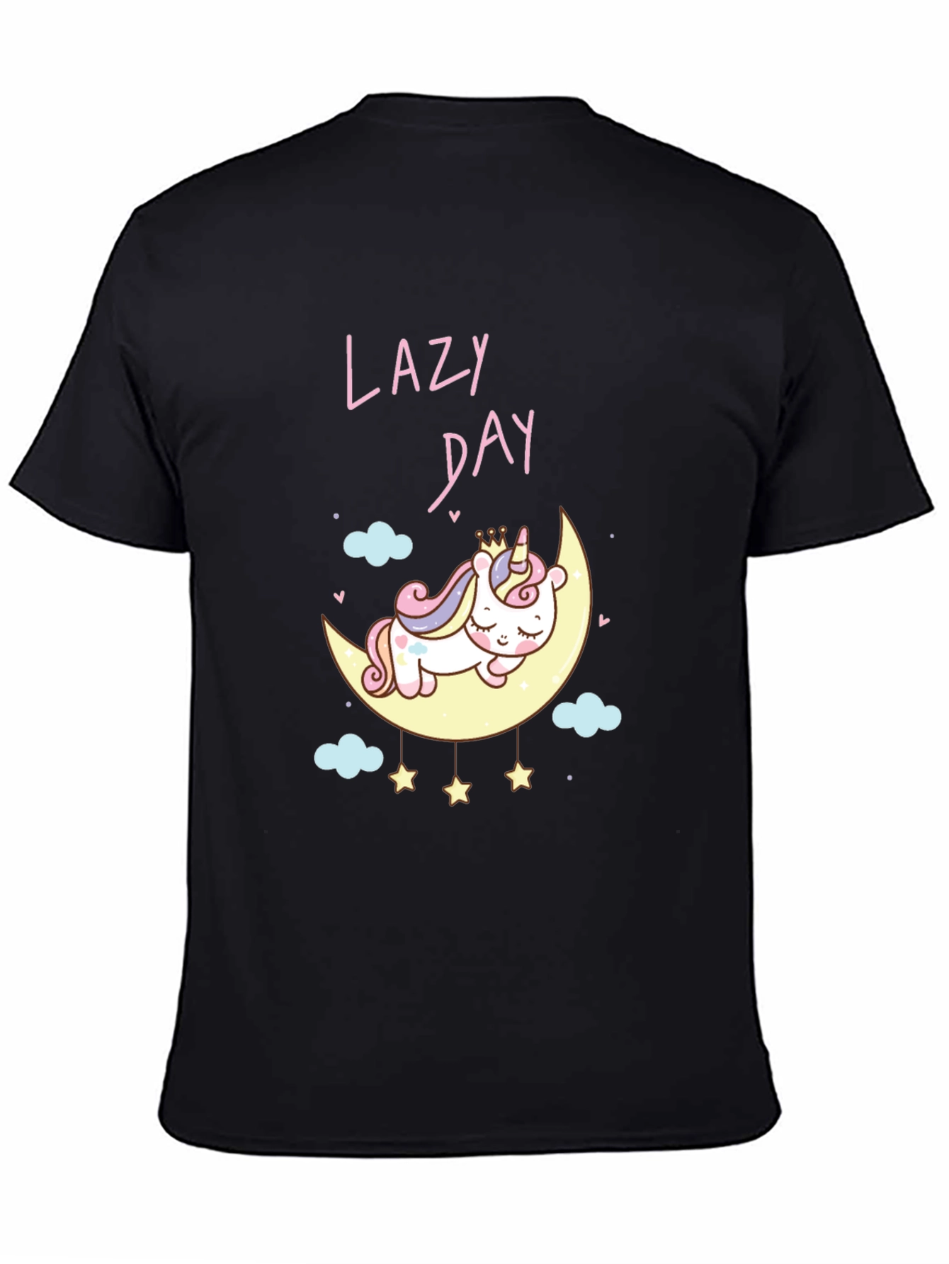Lazy Day Unicorn Graphic T-Shirt