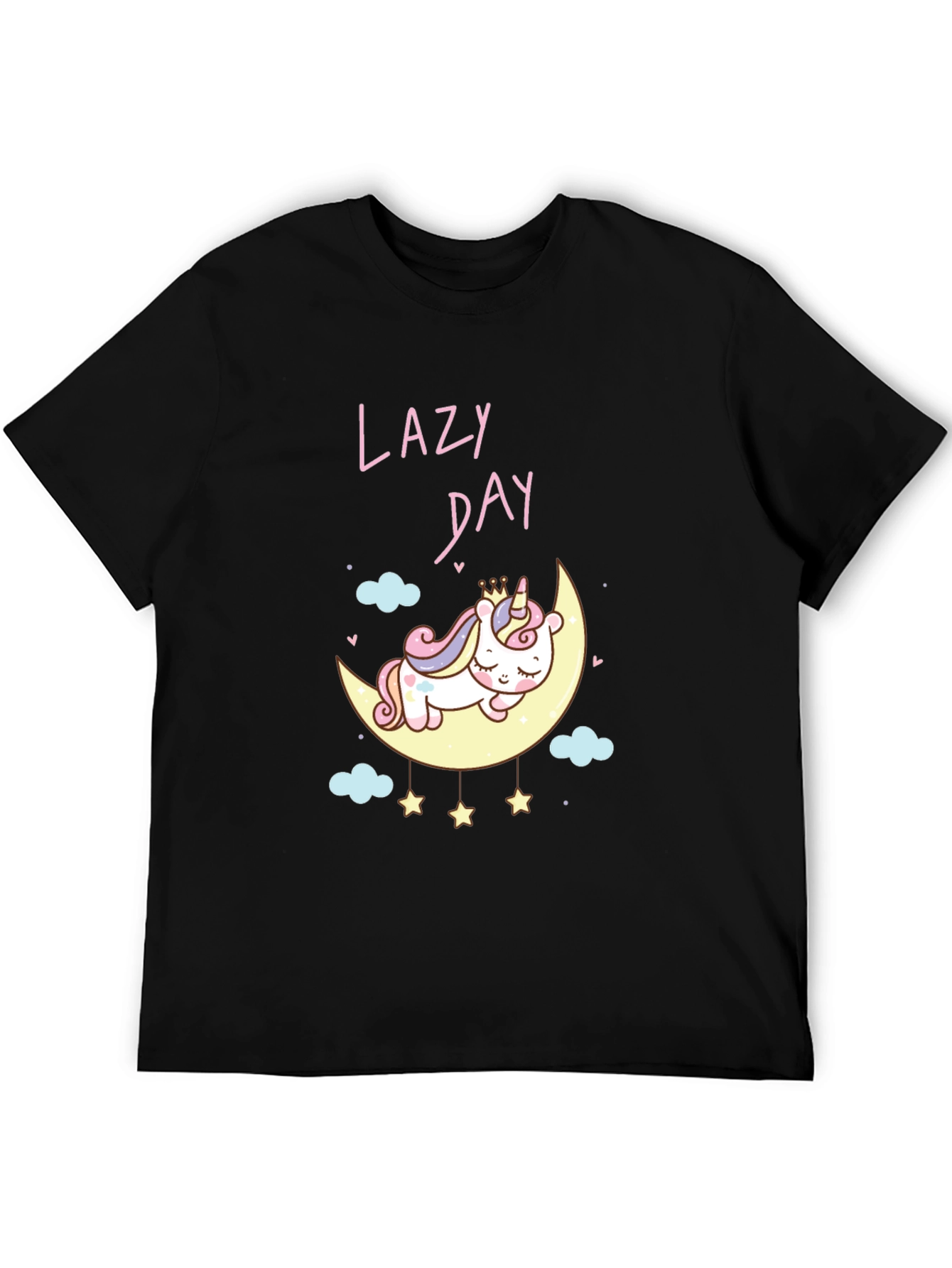 Lazy Day Unicorn Graphic T-Shirt