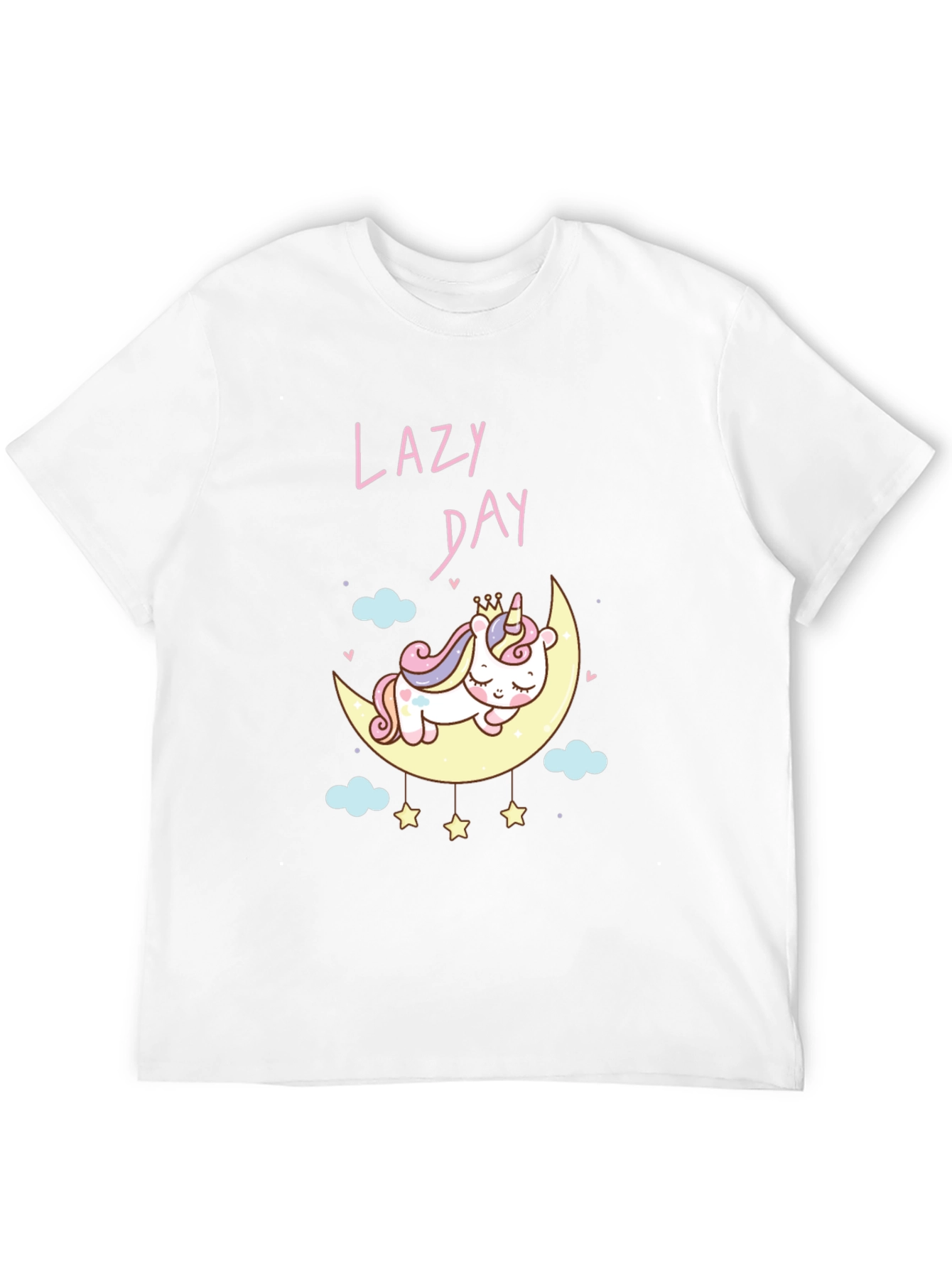 Lazy Day Unicorn Graphic T-Shirt