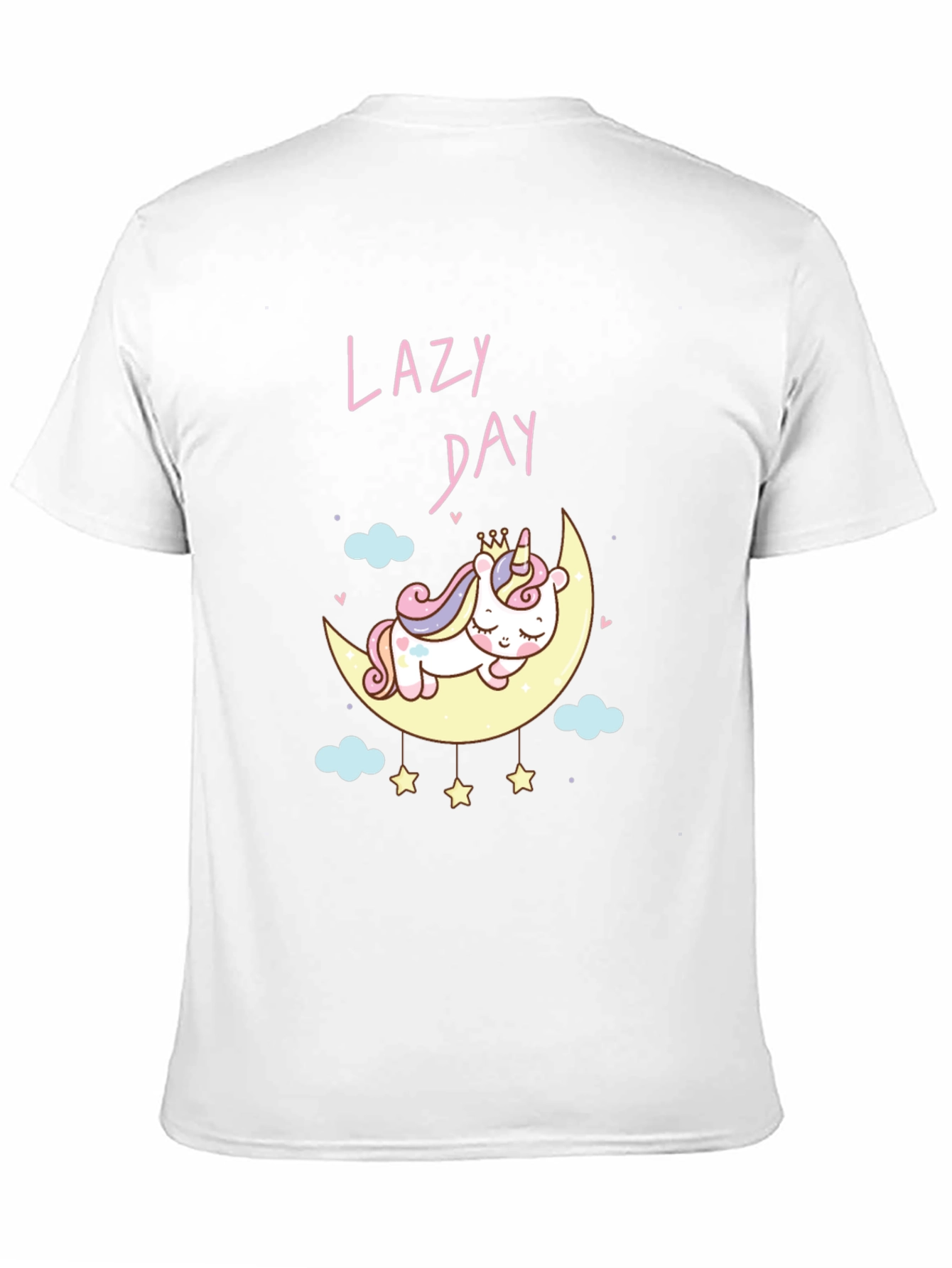 Lazy Day Unicorn Graphic T-Shirt