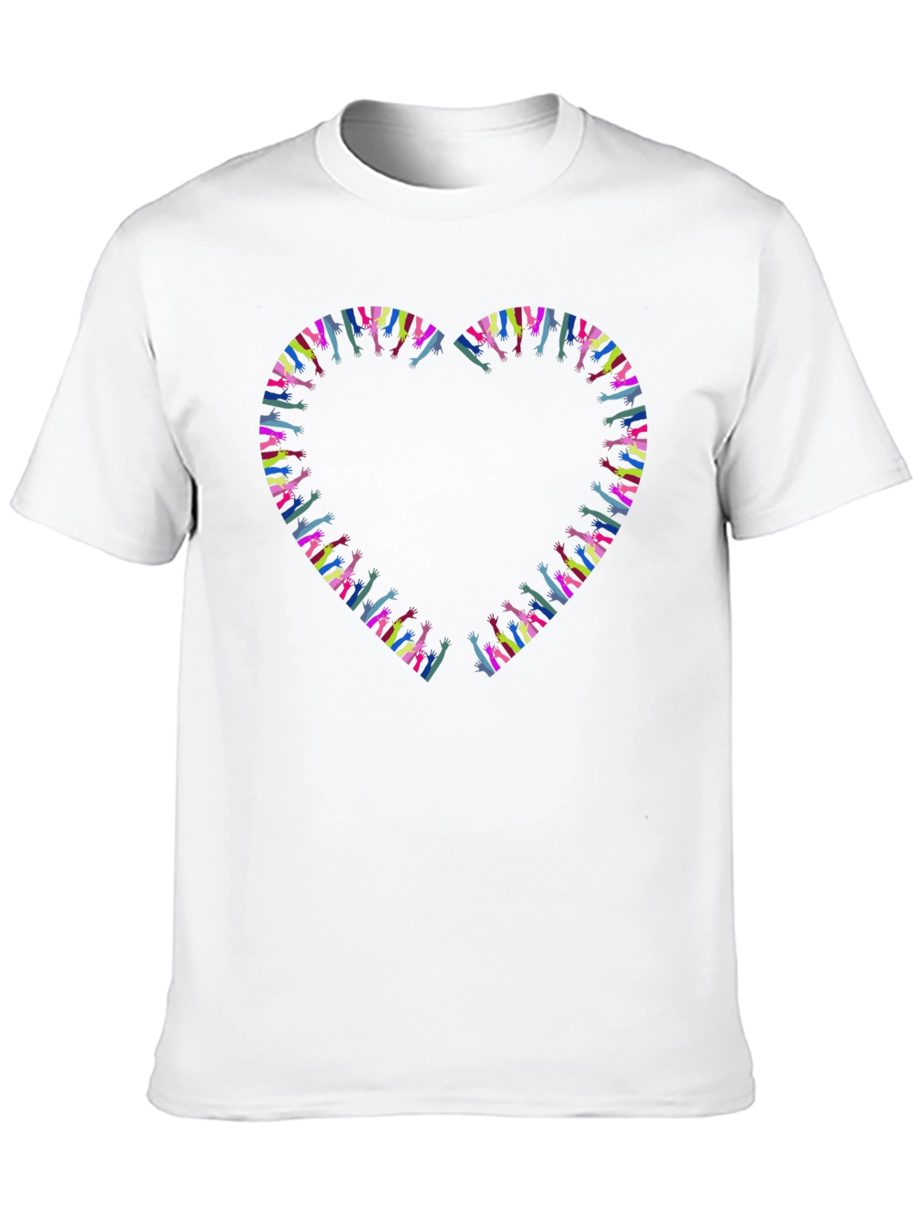 Heart Hands Graphic T-Shirt - Express Your Love