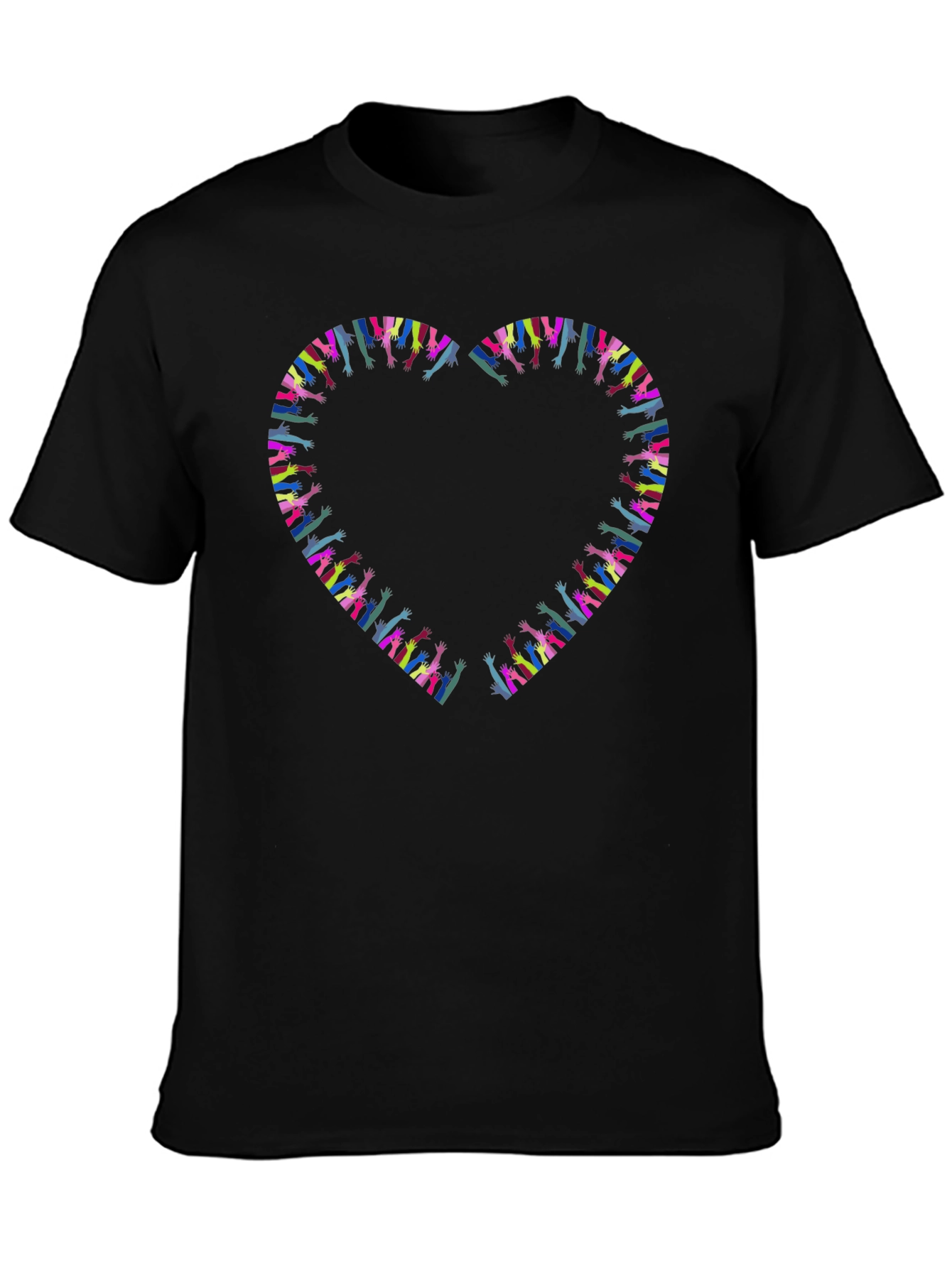 Heart Hands Graphic T-Shirt - Express Your Love
