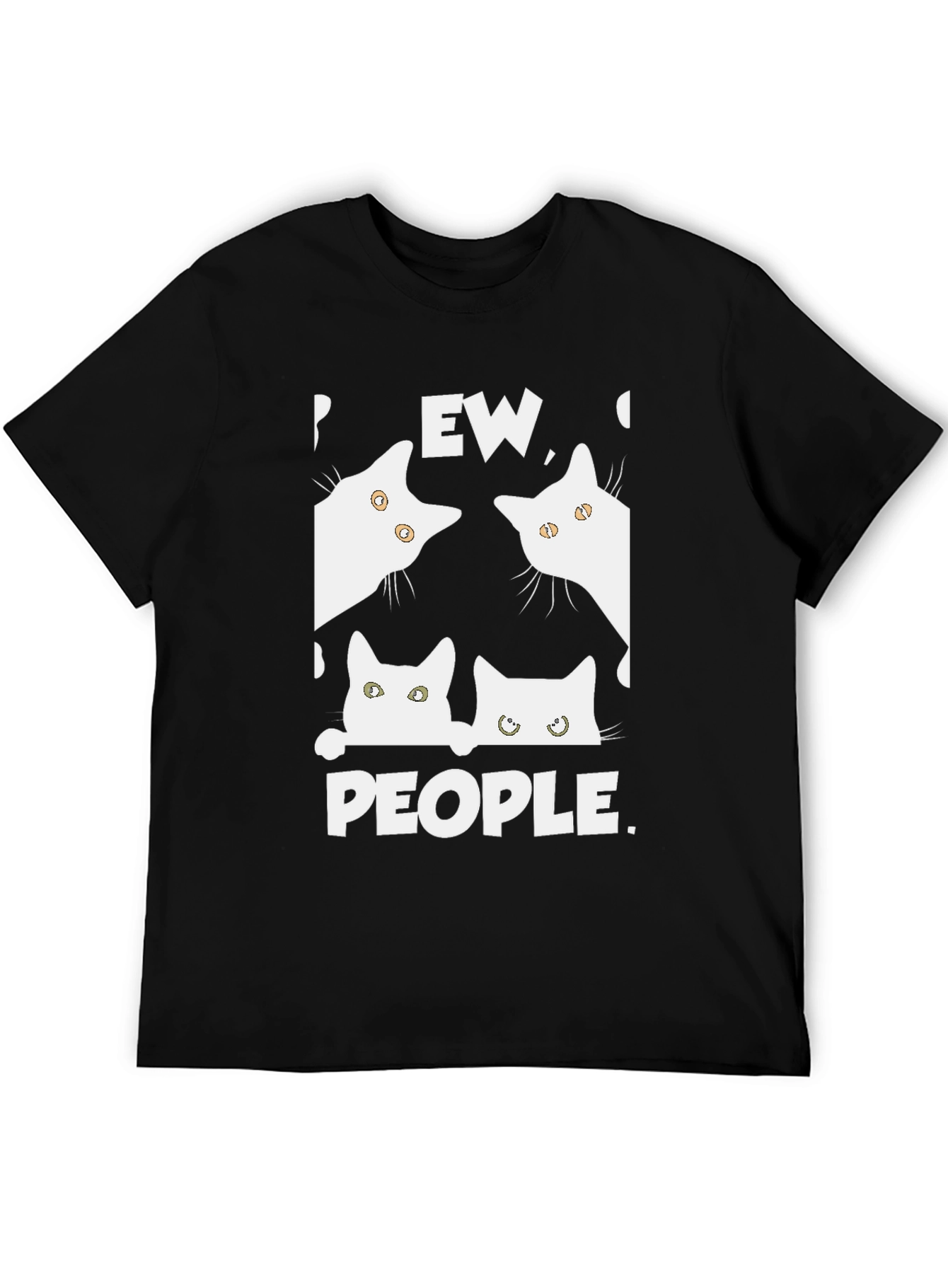 Ew People Cat Graphic T-Shirt