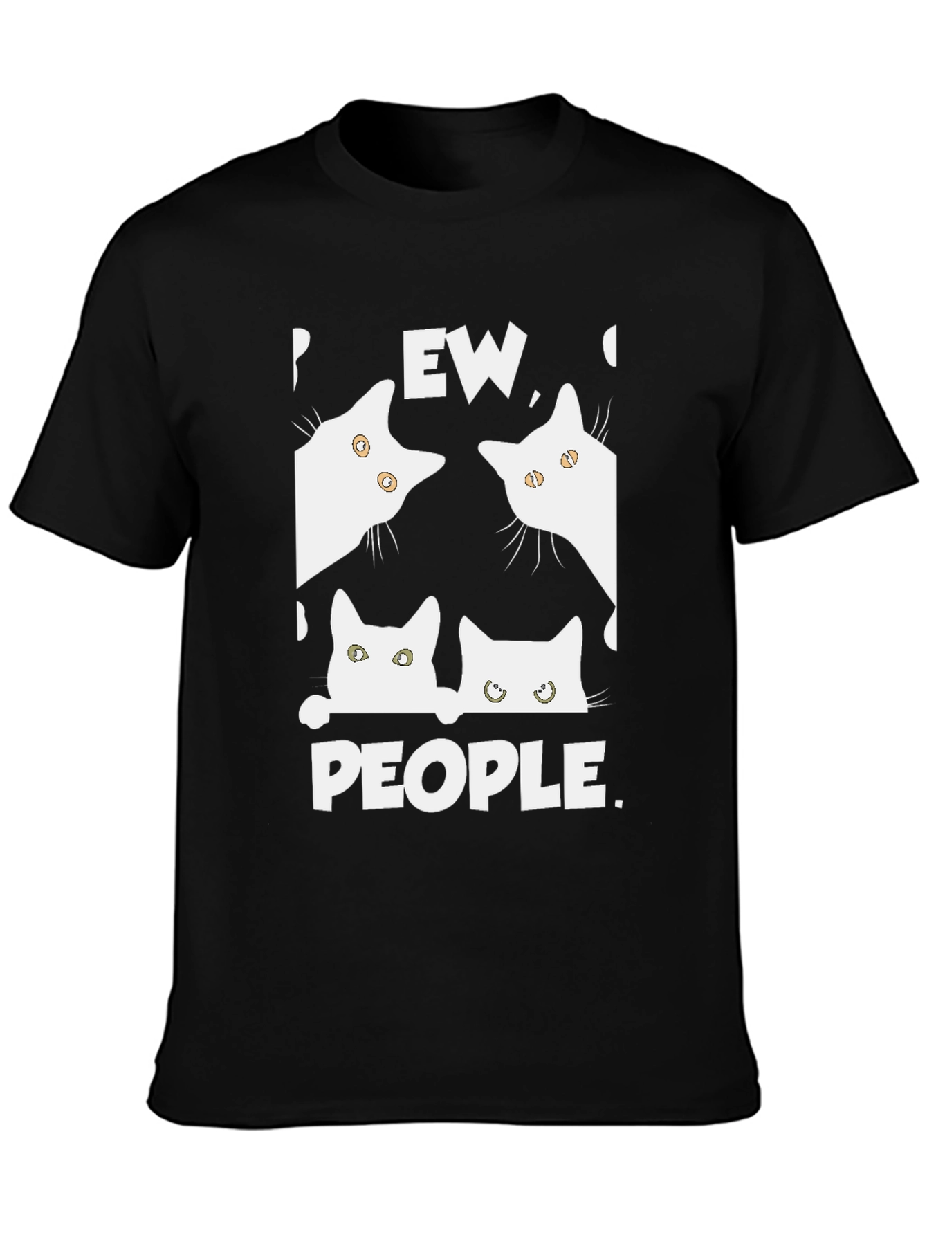 Ew People Cat Graphic T-Shirt
