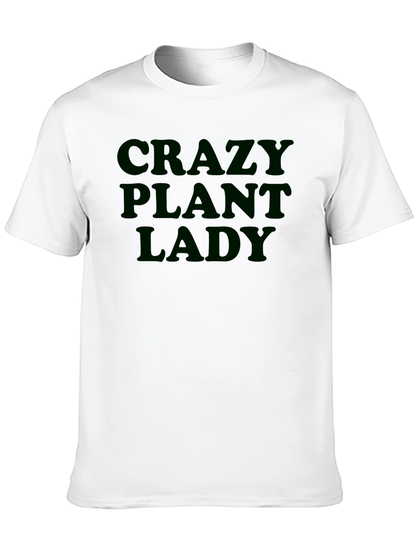 Crazy Plant Lady Graphic T-Shirt - Black
