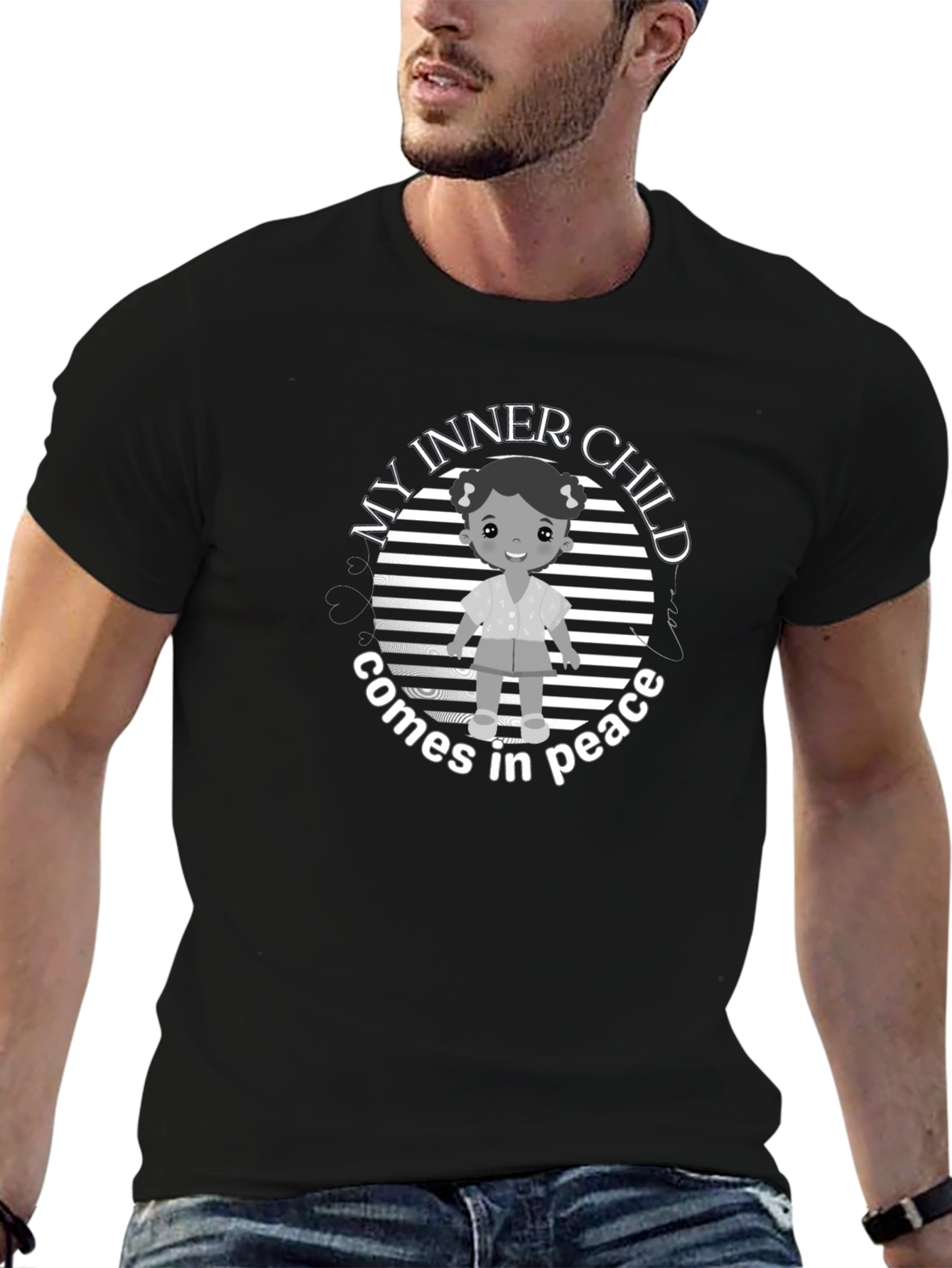 My Inner Child Comes in Peace Graphic Tee