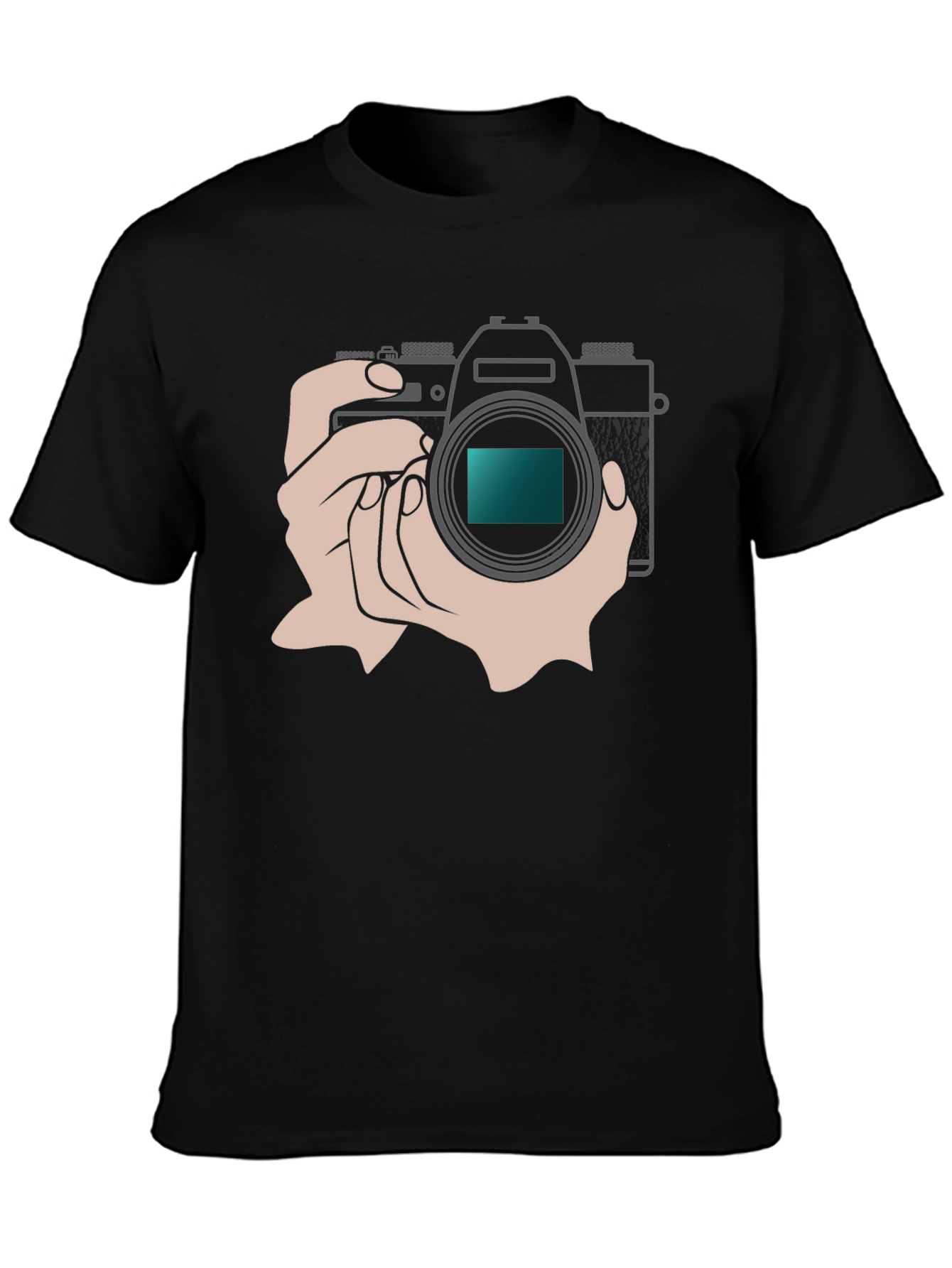 Camera Graphic T-Shirt - Photography Enthusiast Apparel