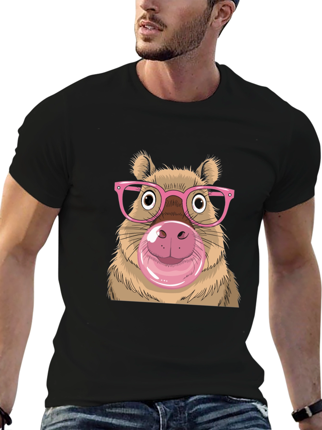 Capybara Bubblegum T-Shirt