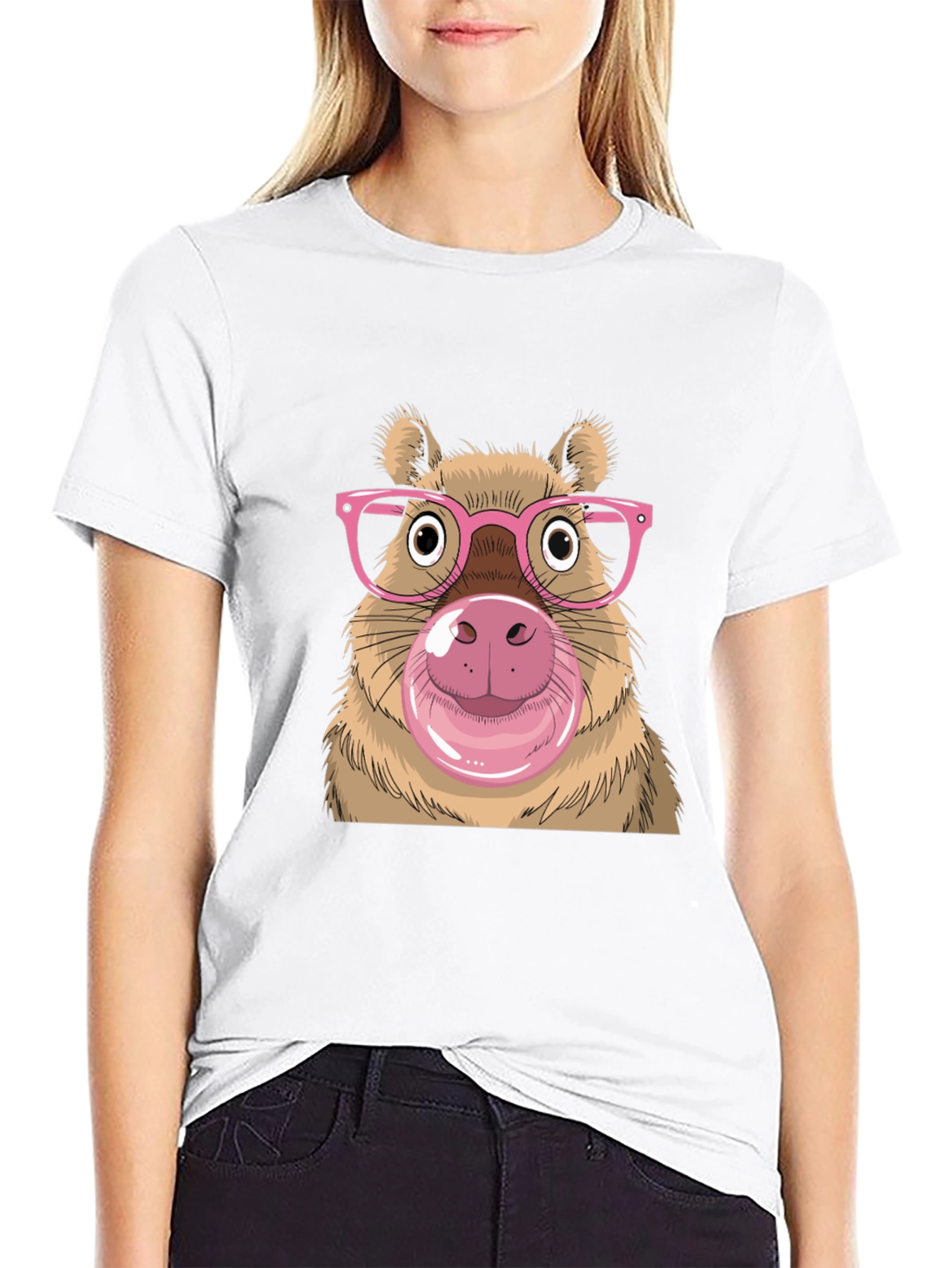 Capybara Bubblegum T-Shirt