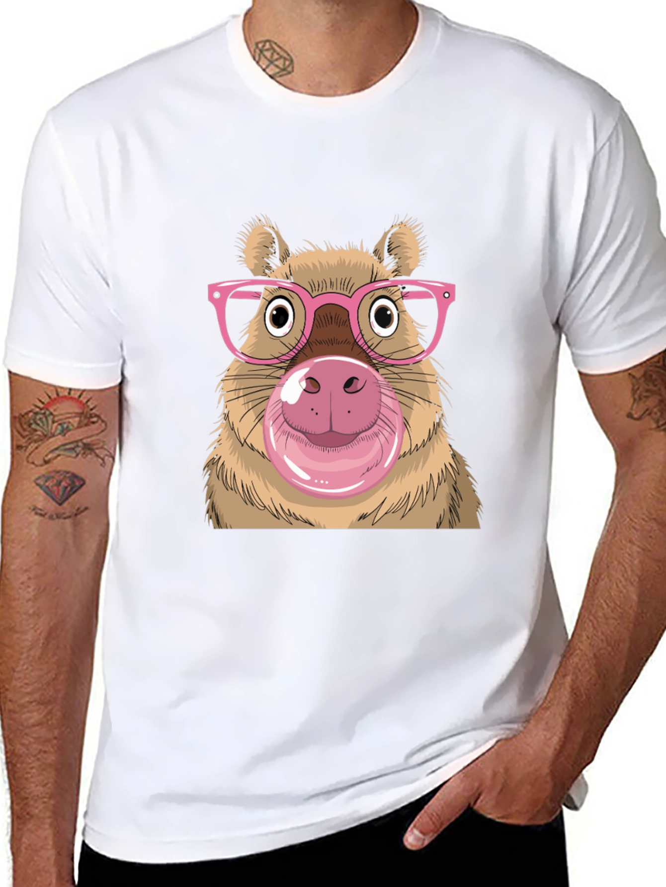 Capybara Bubblegum T-Shirt