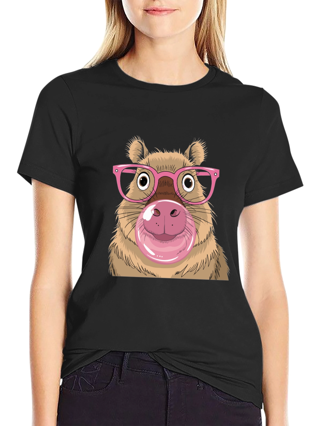 Capybara Bubblegum T-Shirt