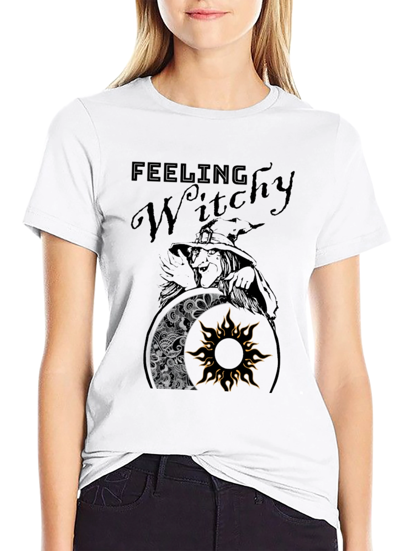 Feeling Witchy Black T-Shirt