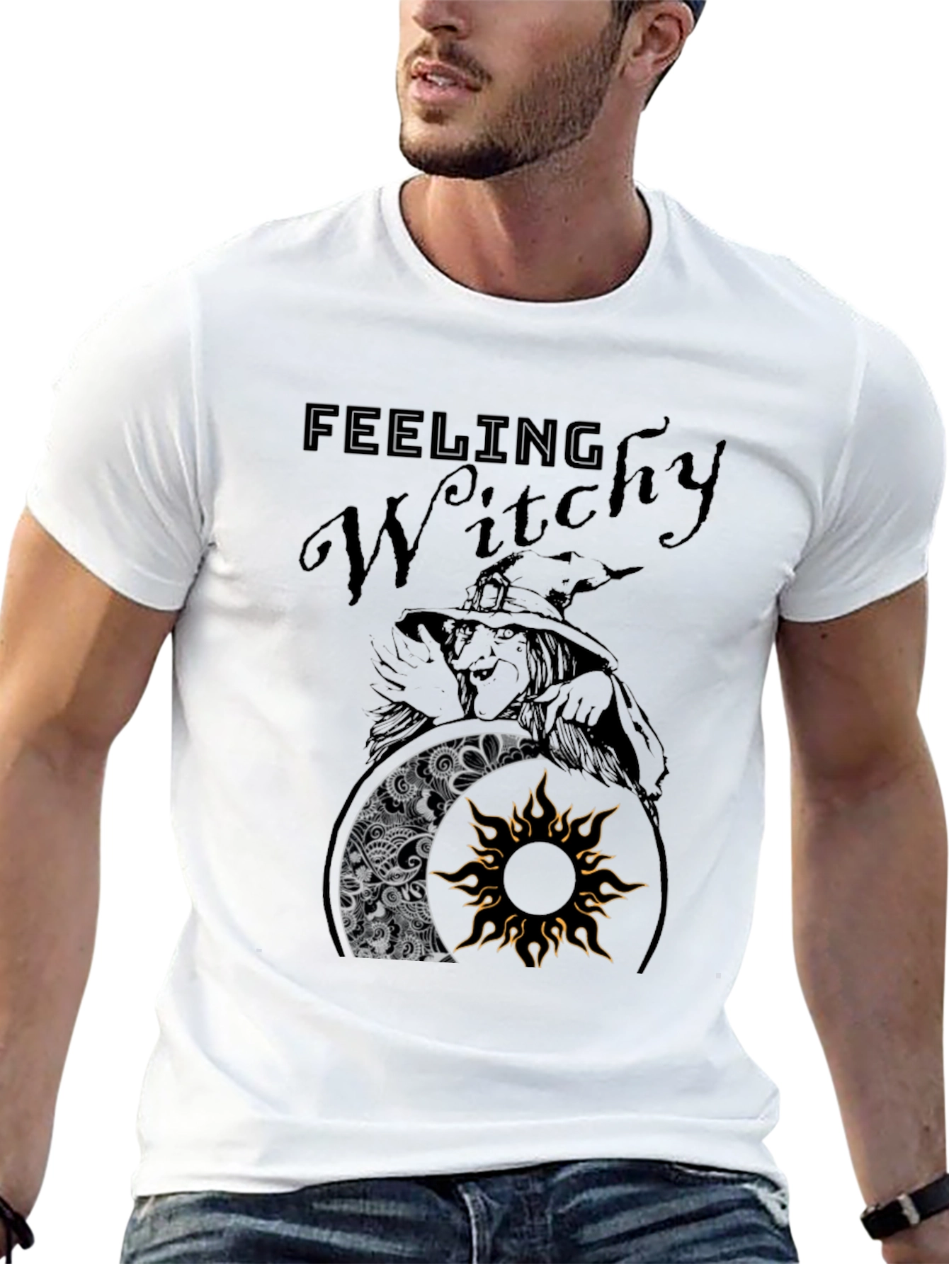 Feeling Witchy Black T-Shirt