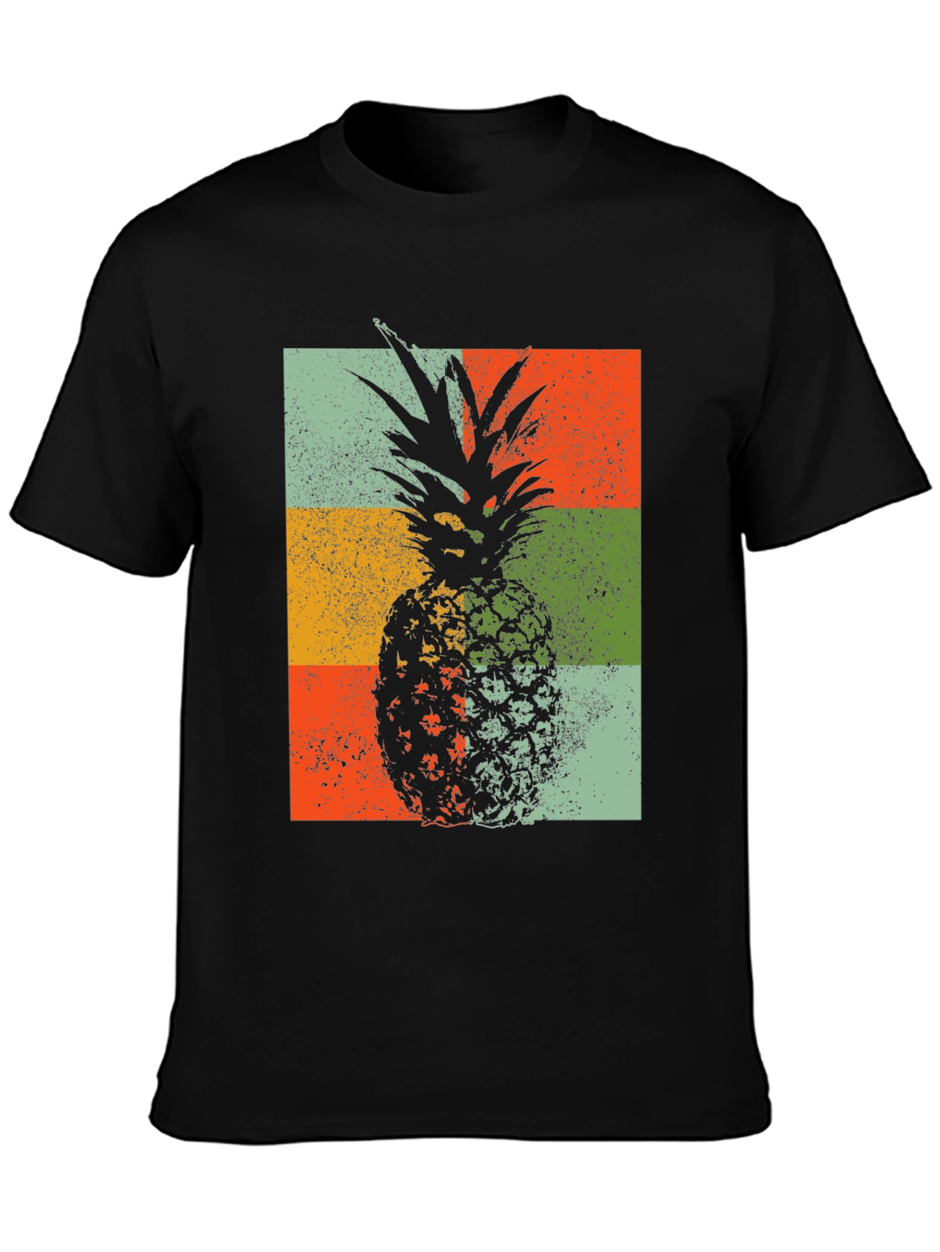 Retro Pineapple Graphic T-Shirt