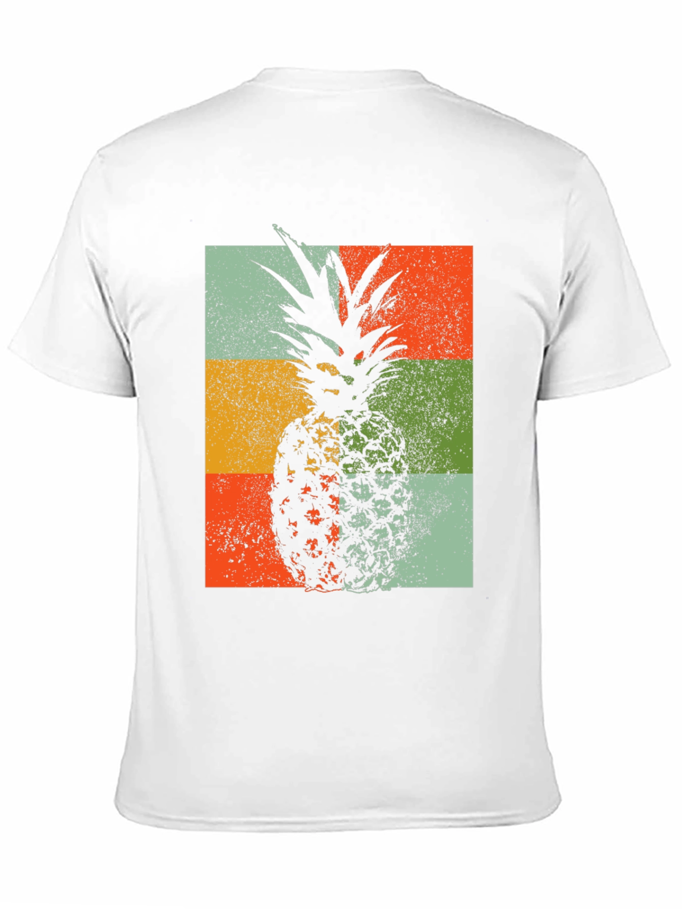 Retro Pineapple Graphic T-Shirt