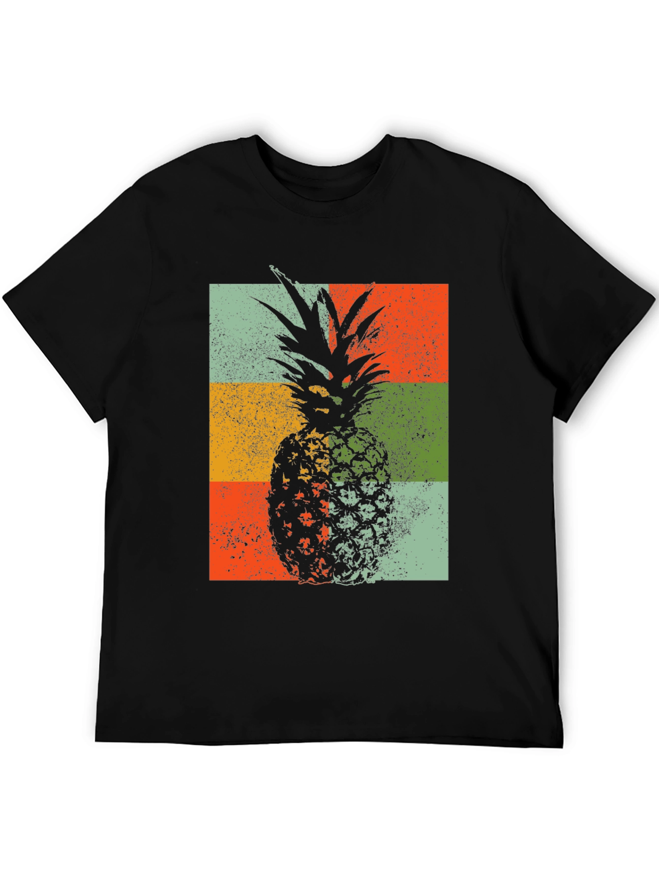 Retro Pineapple Graphic T-Shirt