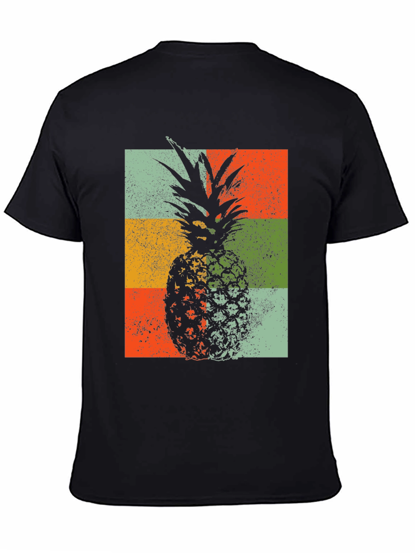 Retro Pineapple Graphic T-Shirt