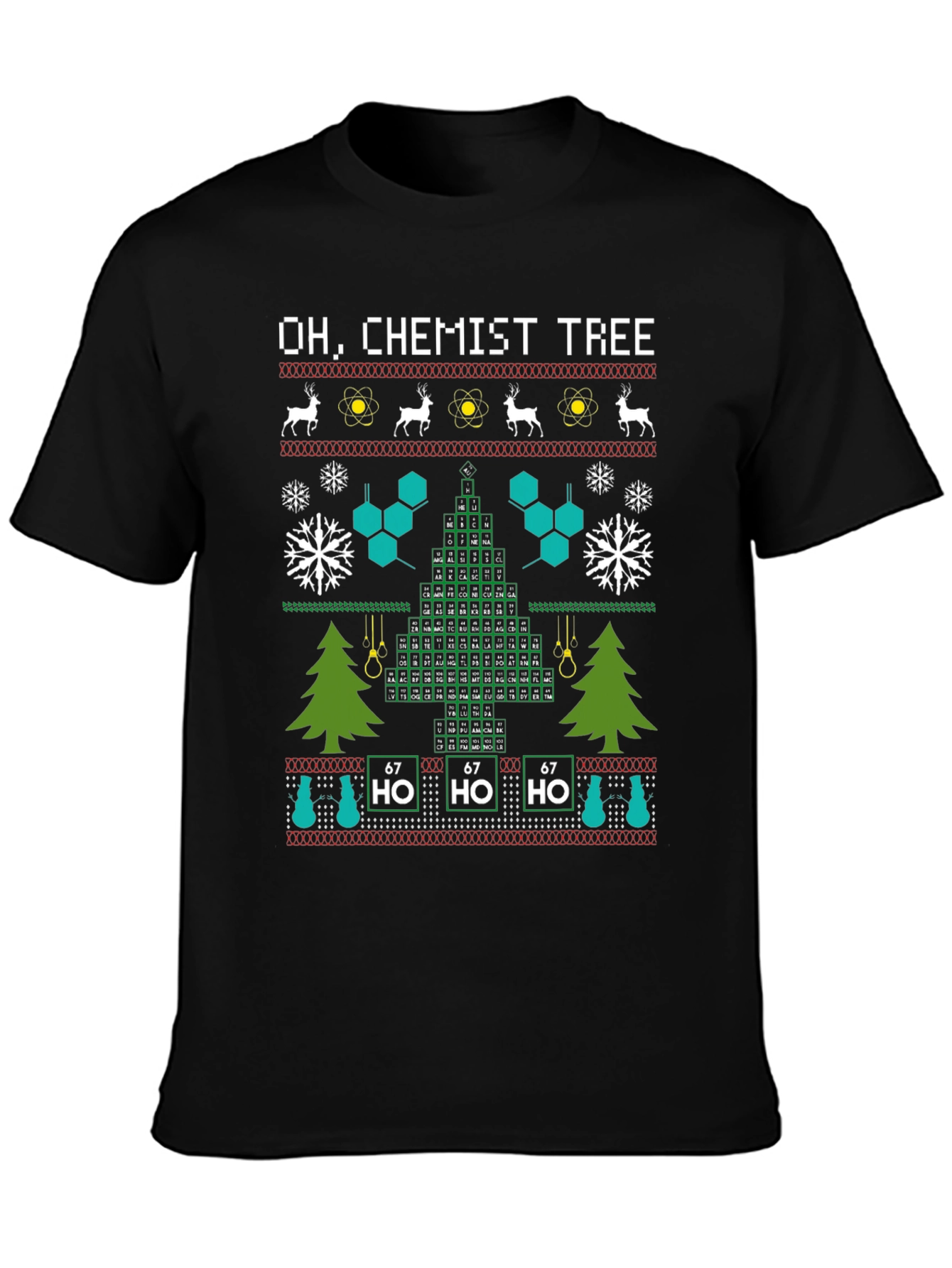 Oh Chemist Tree Holiday T-Shirt