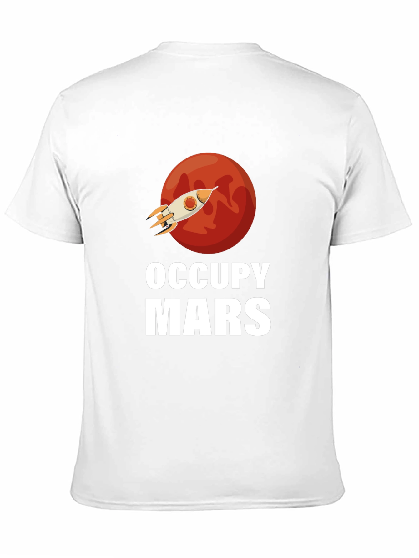 Occupy Mars Graphic T-Shirt - Space Exploration Tee