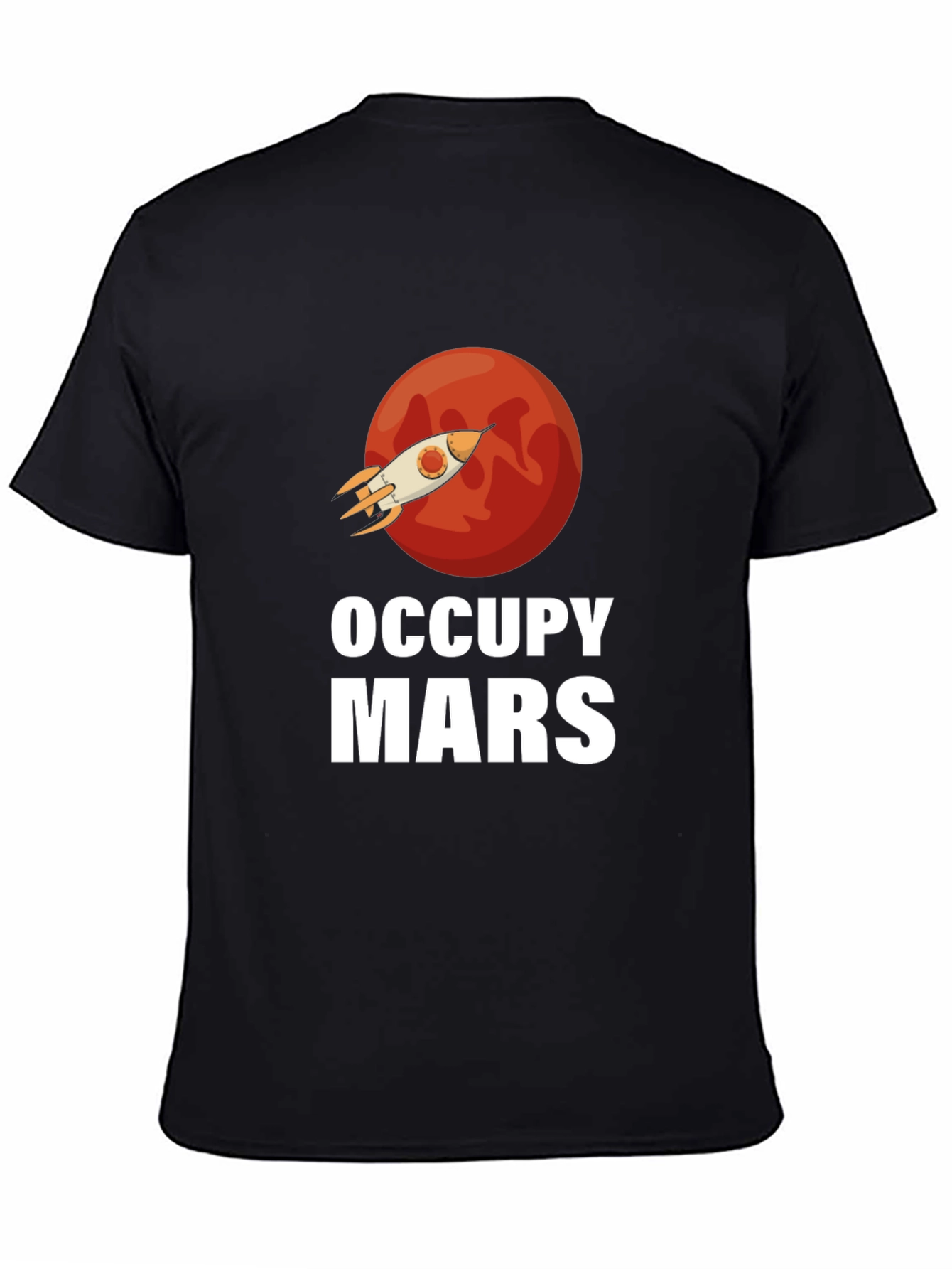 Occupy Mars Graphic T-Shirt - Space Exploration Tee