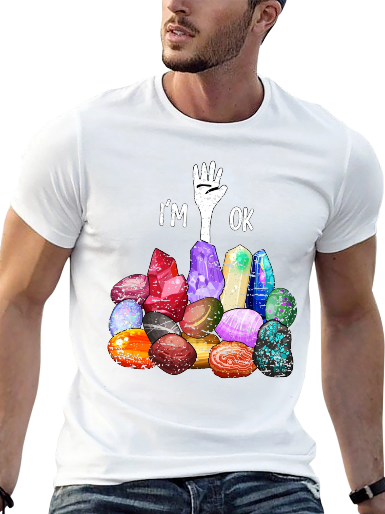 Im OK Gemstone Graphic Tee