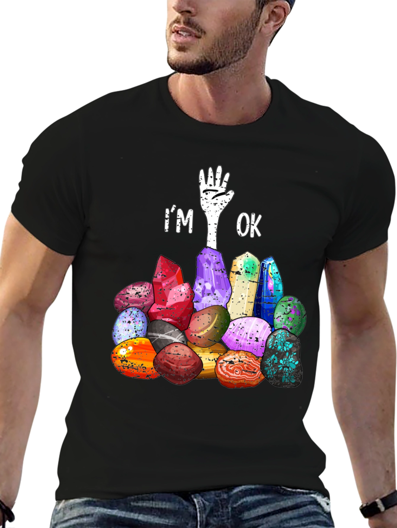Im OK Gemstone Graphic Tee
