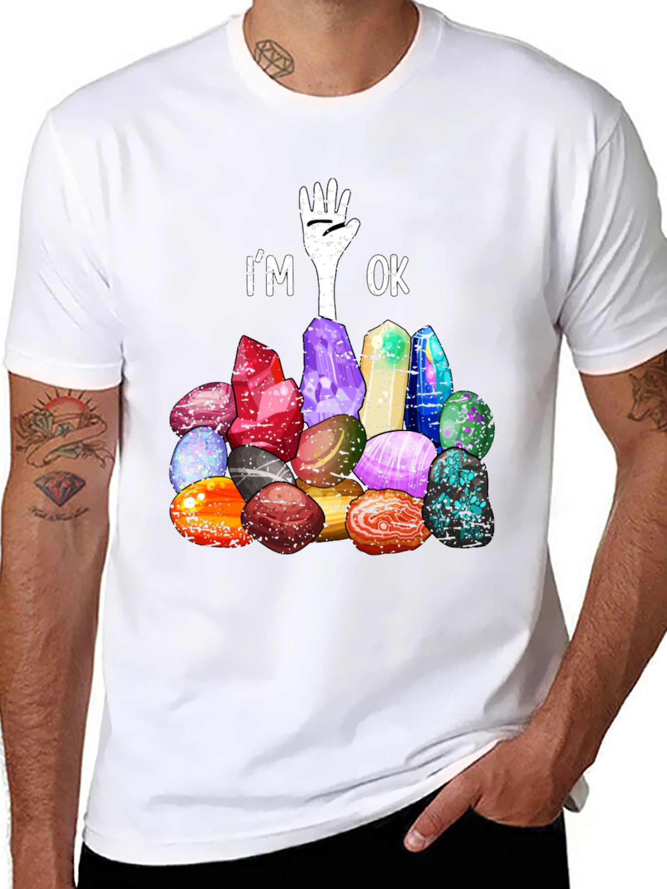 Im OK Gemstone Graphic Tee