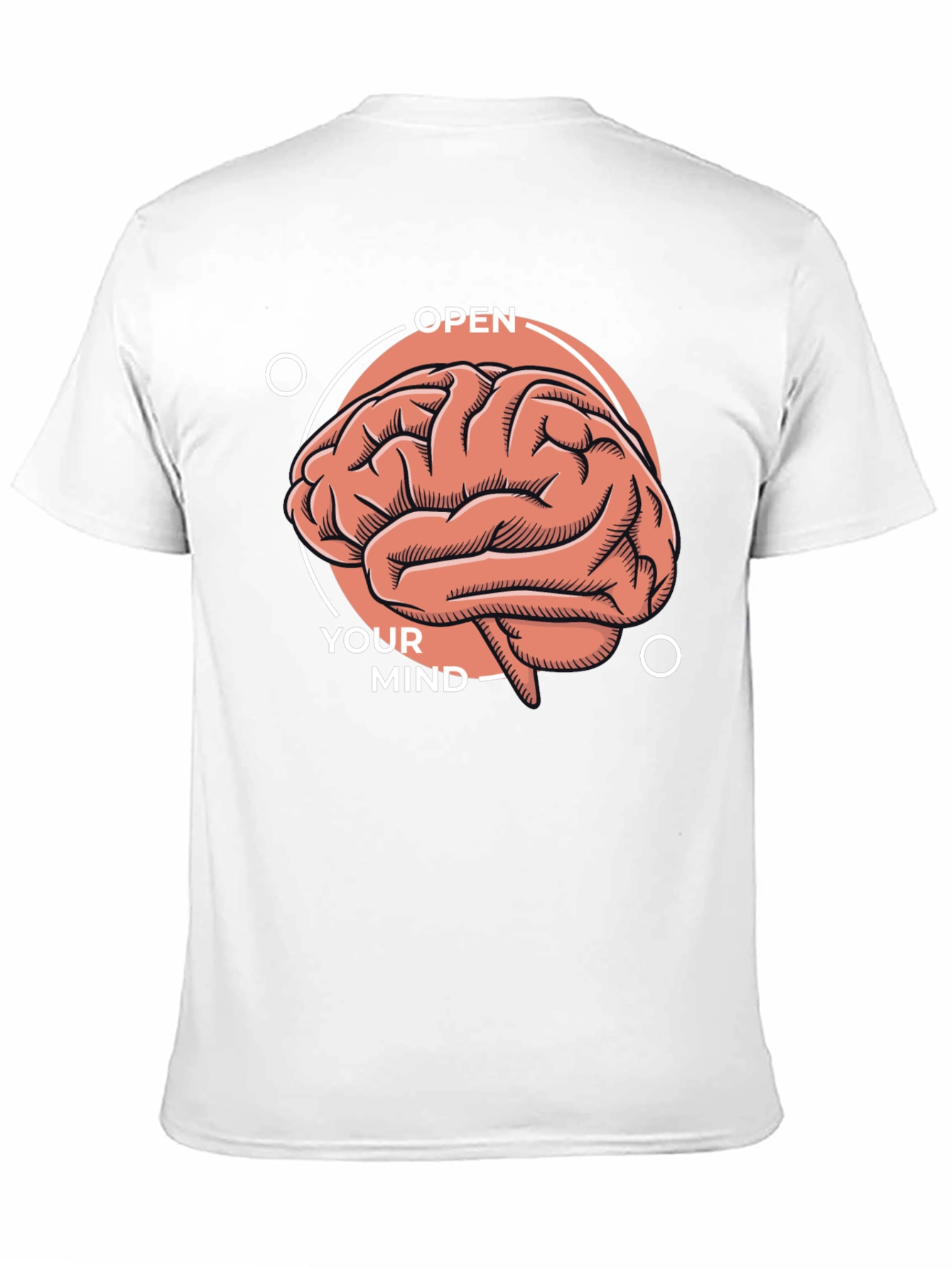 Open Your Mind Brain Graphic T-Shirt