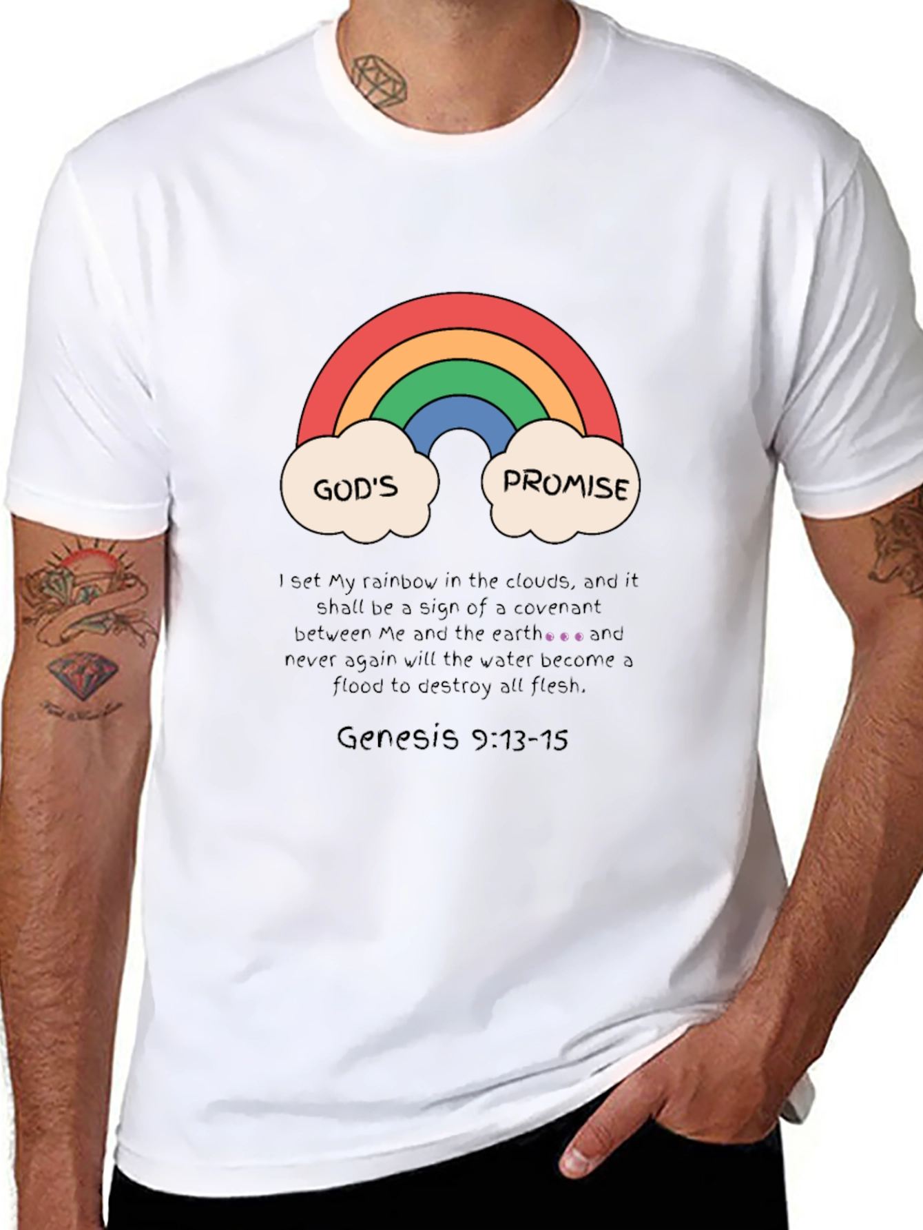 Gods Promise Rainbow T-Shirt