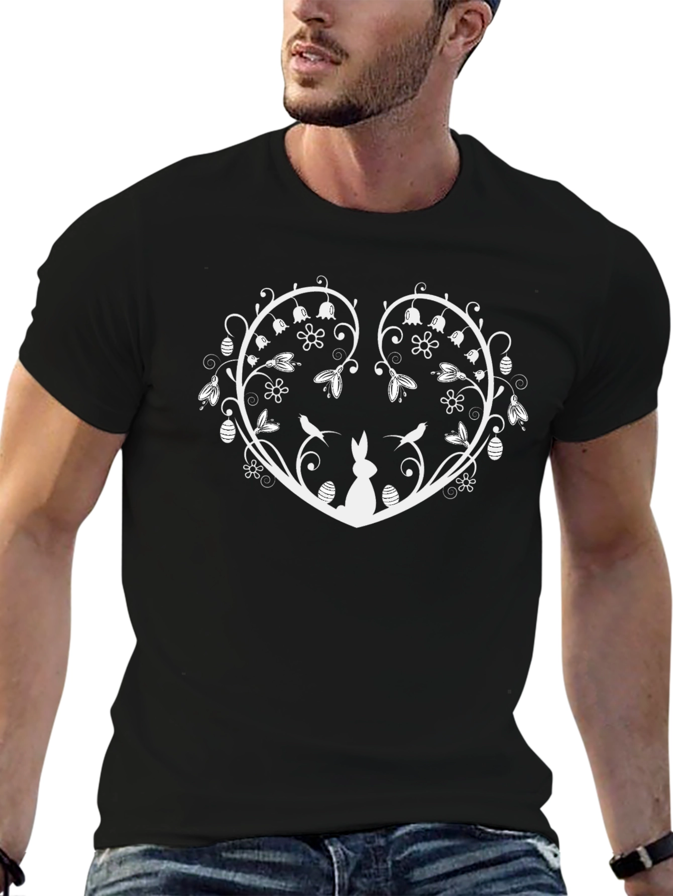 Easter Bunny Heart T-Shirt