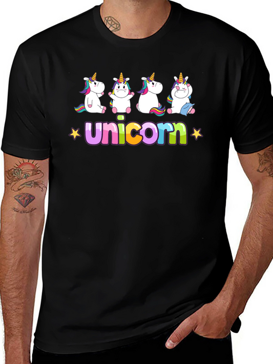 Unicorn Graphic Tee - Cute Cartoon Design