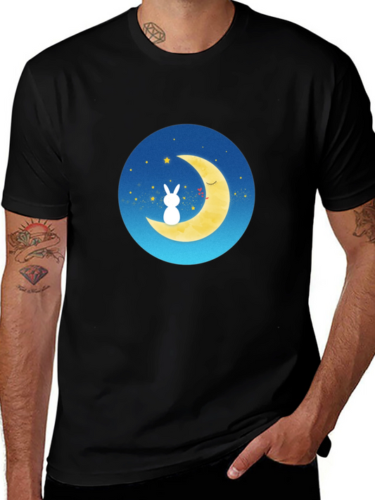 Dreamy Moon Rabbit Graphic Tee